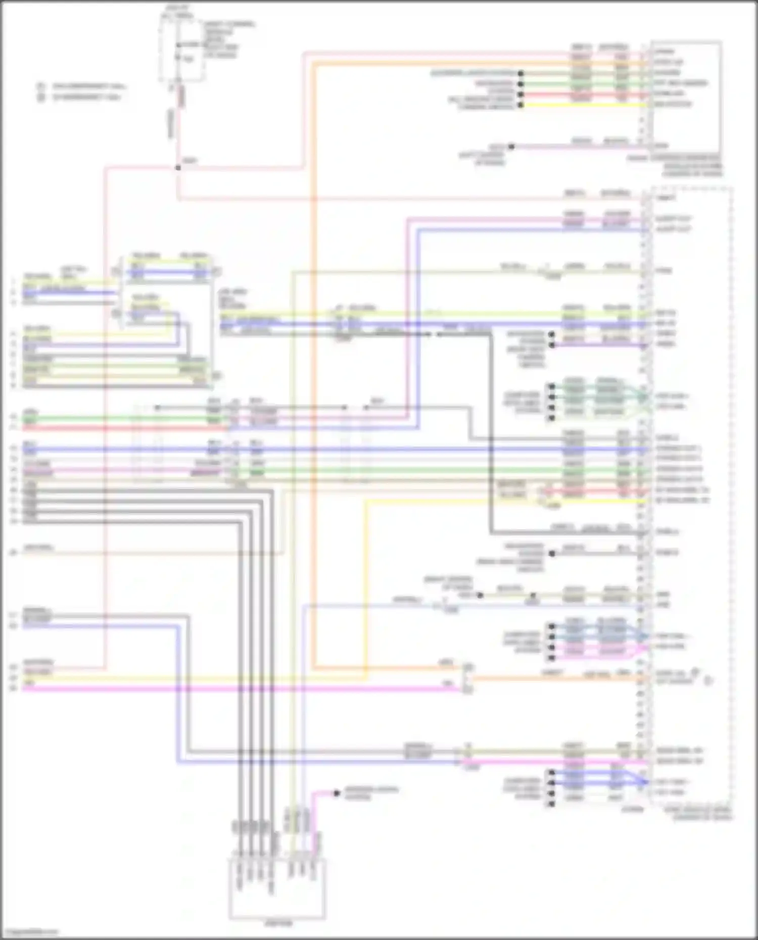 Explorer Ford VI facelift (2022-2024): Navigation circuit, 4 speakers (4 of 4)