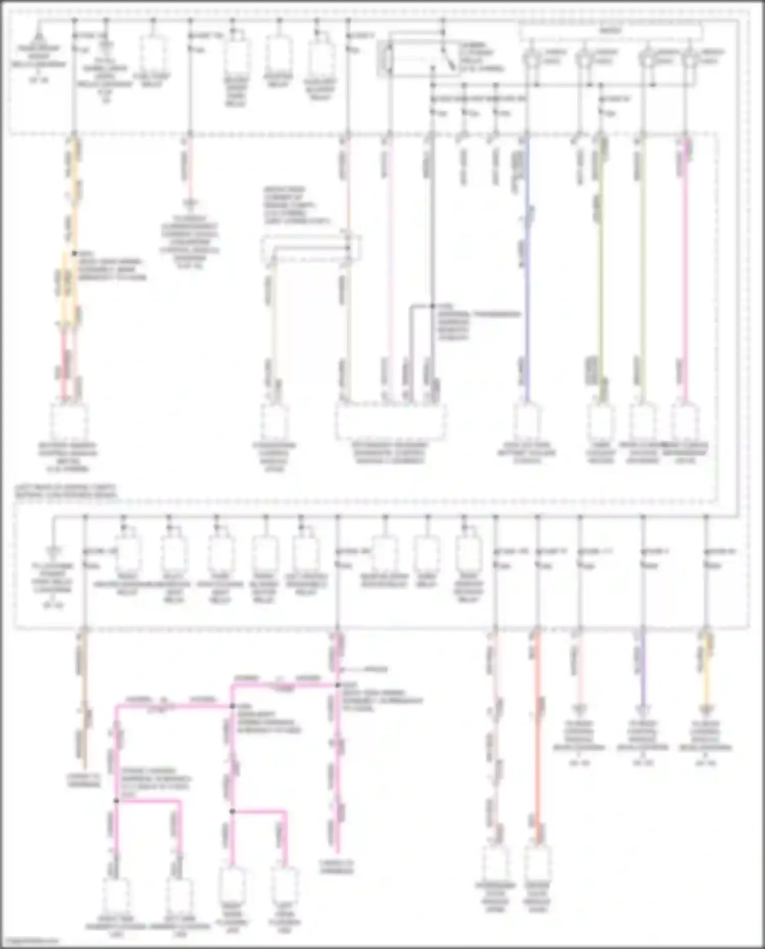 Explorer Ford VI facelift (2022-2024): Power distribution circuit (3 of 10)