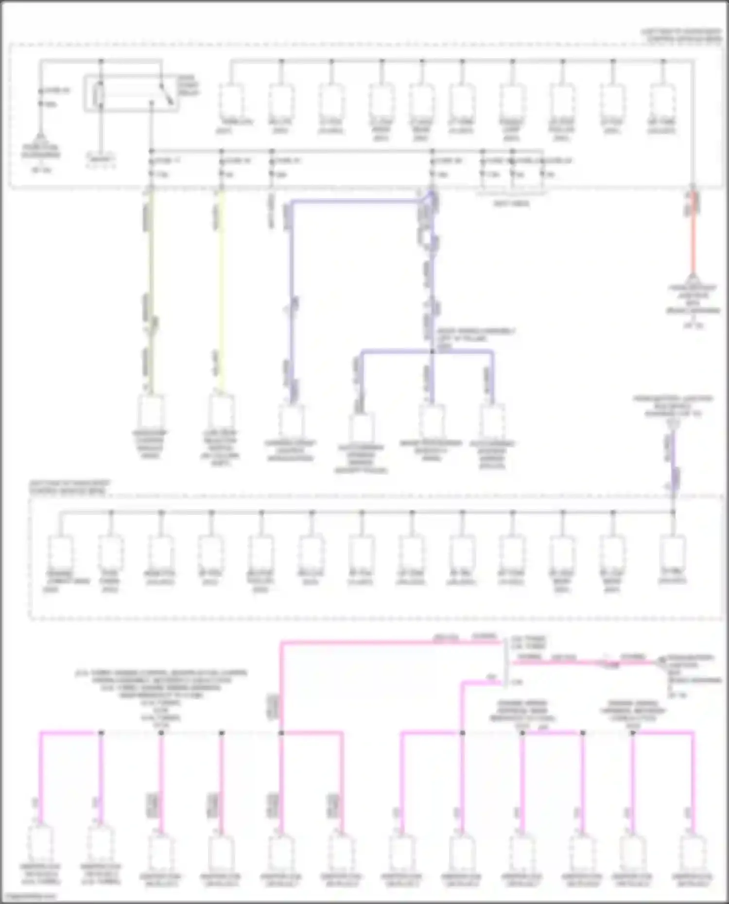Explorer Ford VI facelift (2022-2024): Power distribution circuit (8 of 10)
