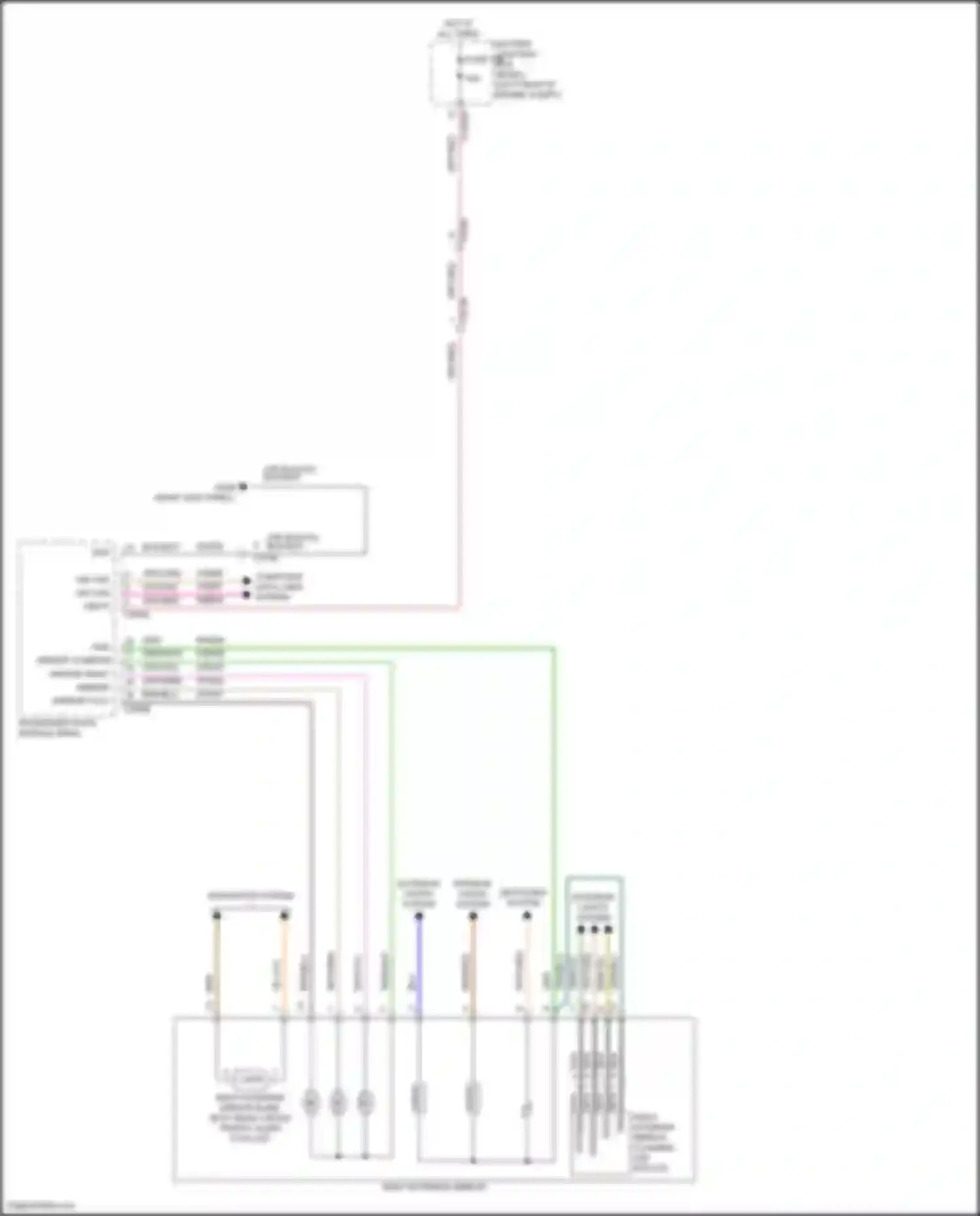 Explorer Ford VI facelift (2022-2024): Power mirrors circuit (2 of 2)