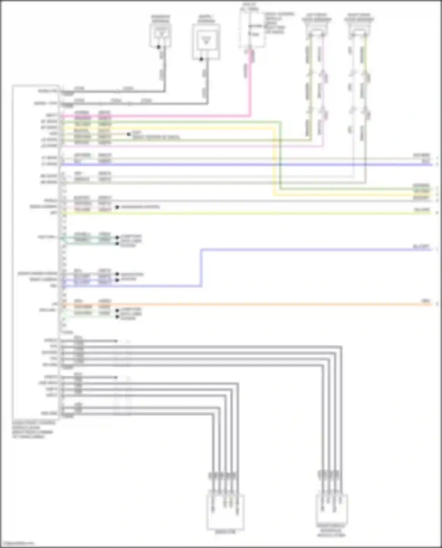 Explorer Ford VI facelift (2022-2024): Radio circuit (1 of 2)