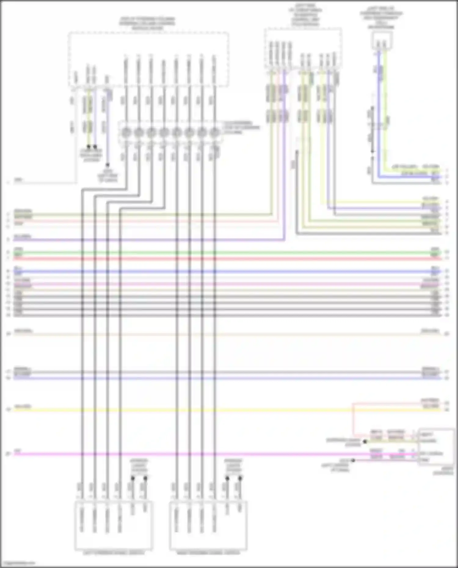 Explorer Ford VI facelift (2022-2024): Sync radio circuit, 12 & 14 speakers (4 of 5)