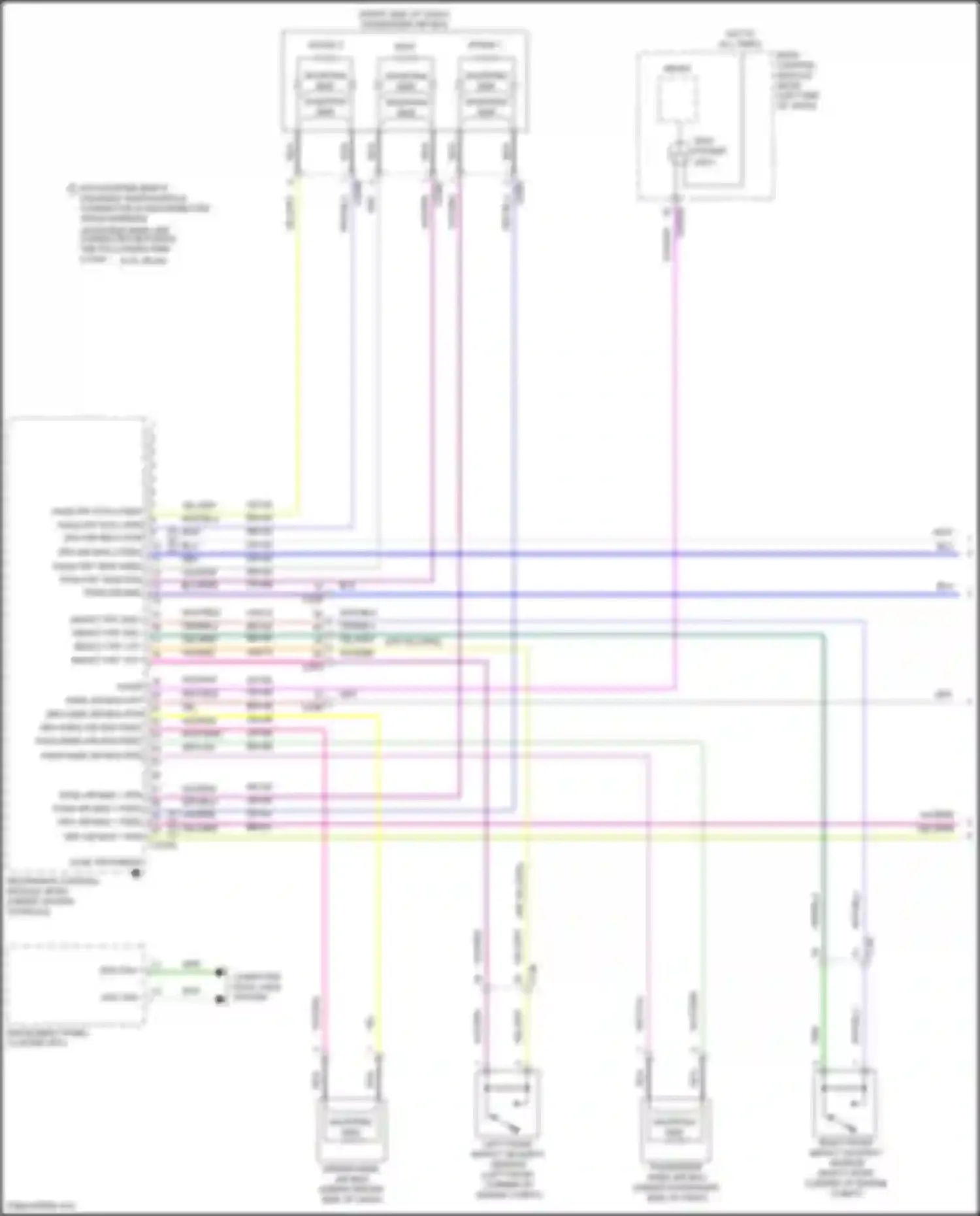 Explorer Ford VI facelift (2022-2024): Supplemental restraints circuit (1 of 5)
