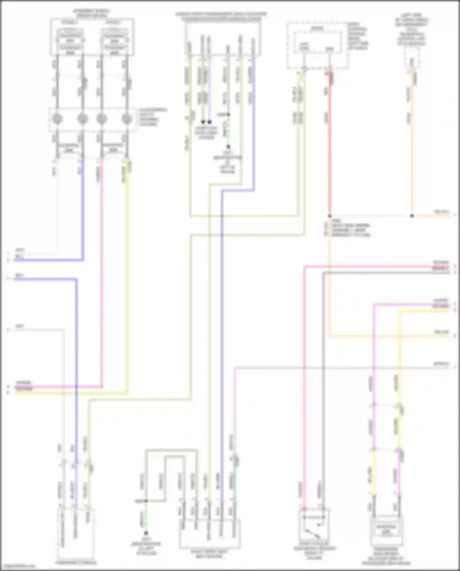 Explorer Ford VI facelift (2022-2024): Supplemental restraints circuit (2 of 5)