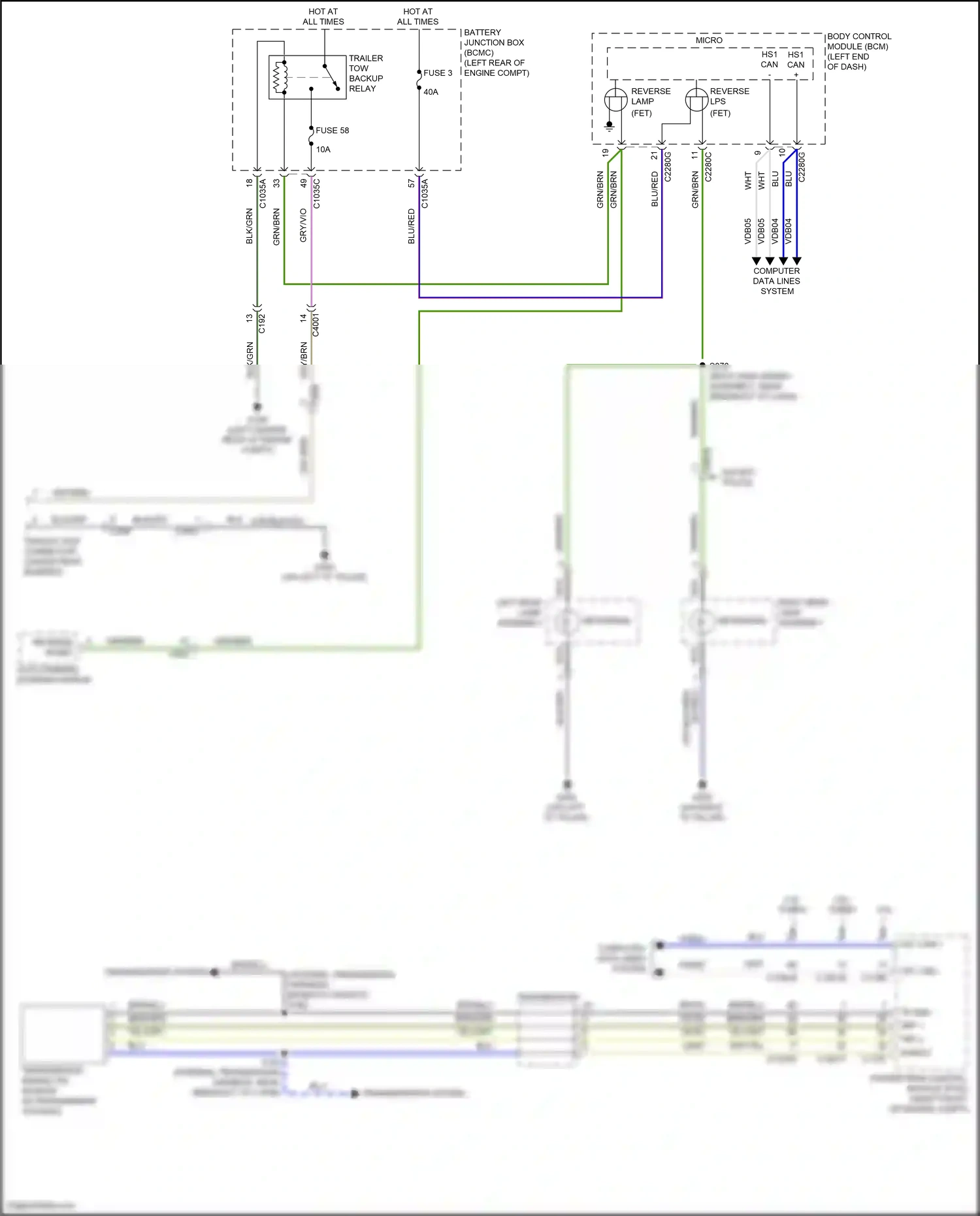 Wiring diagram 3.3l for Ford Explorer VI facelift (2022-2024) (2 of 17)