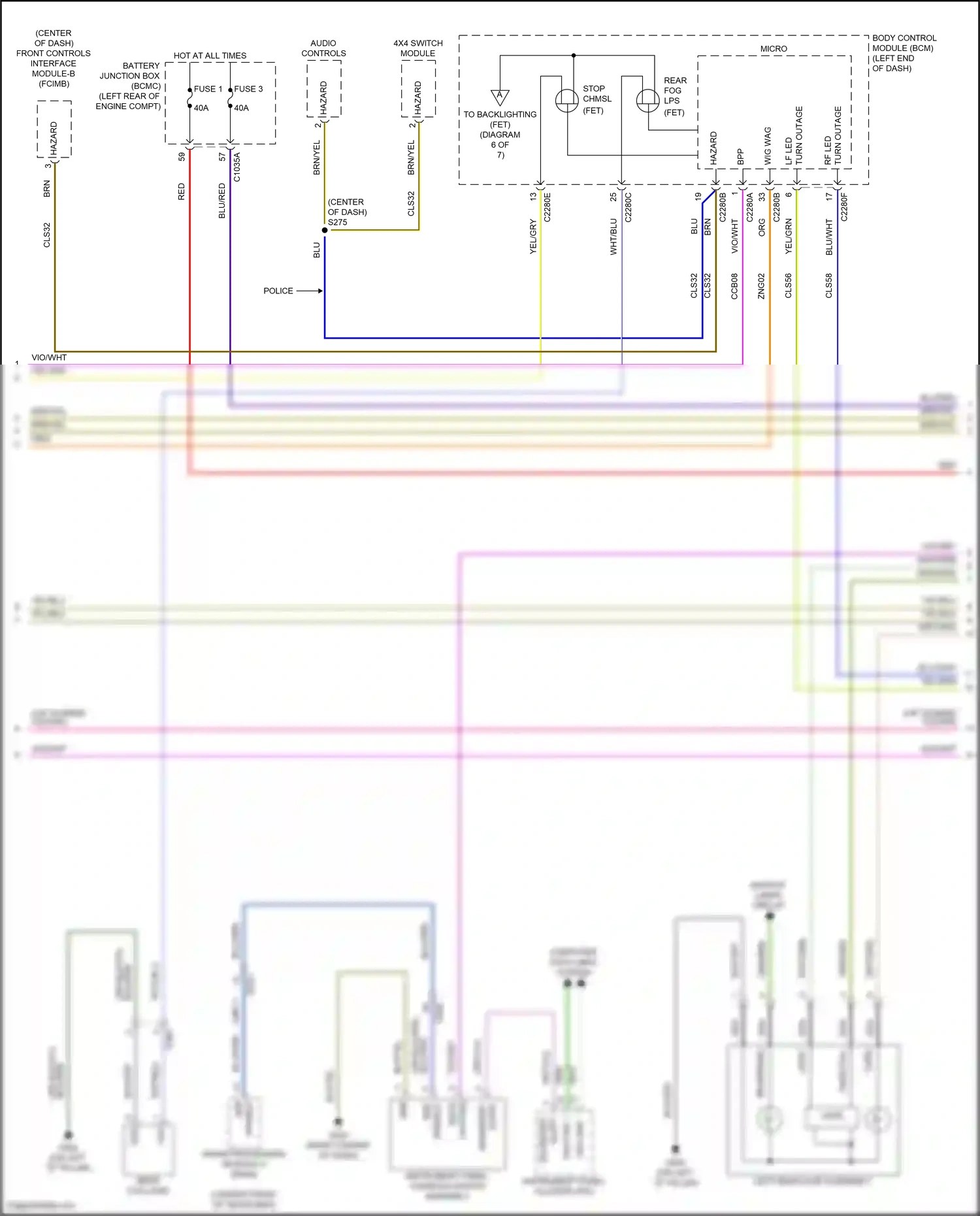 Wiring diagram blk/grn for Ford Explorer VI facelift (2022-2024) (13 of 46)