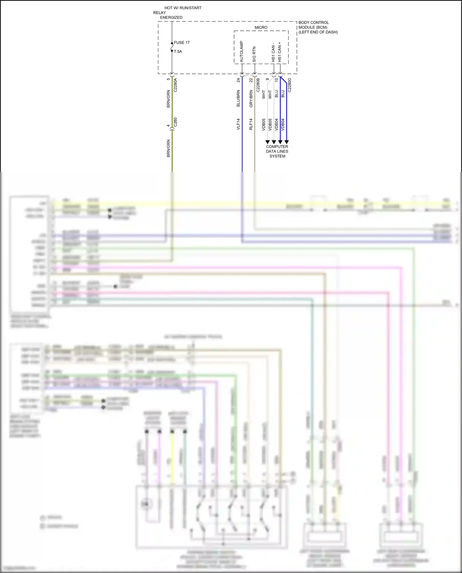 Wiring diagram blk/grn for Ford Explorer VI facelift (2022-2024) (15 of 46)