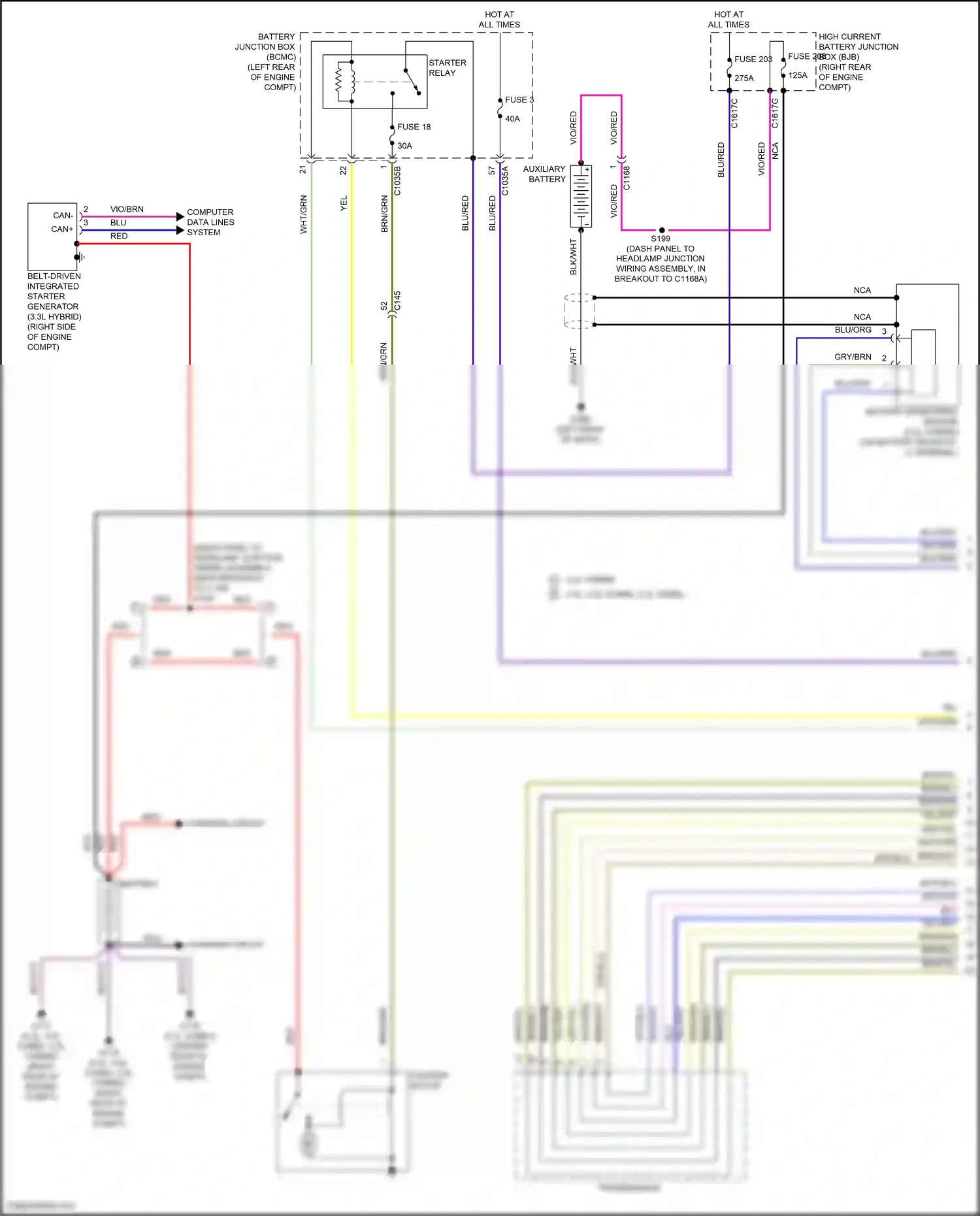 Wiring diagram blu for Ford Explorer VI facelift (2022-2024) (152 of 160)