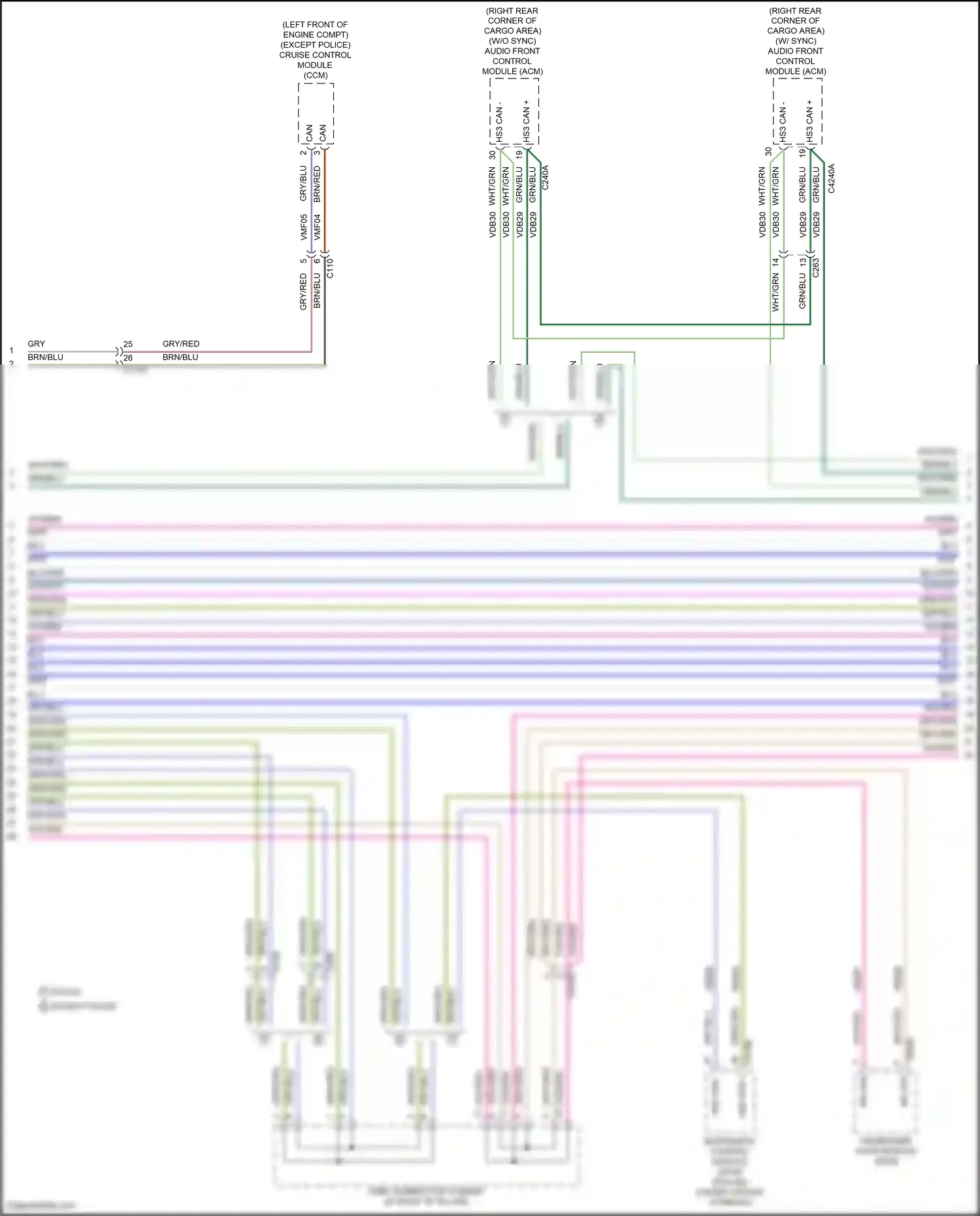 Wiring diagram blu for Ford Explorer VI facelift (2022-2024) (23 of 160)