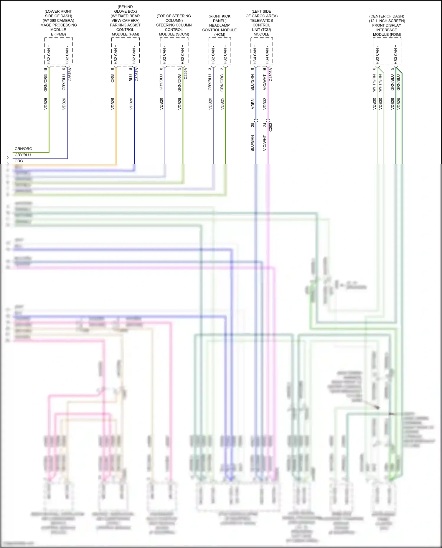 Wiring diagram blu for Ford Explorer VI facelift (2022-2024) (24 of 160)