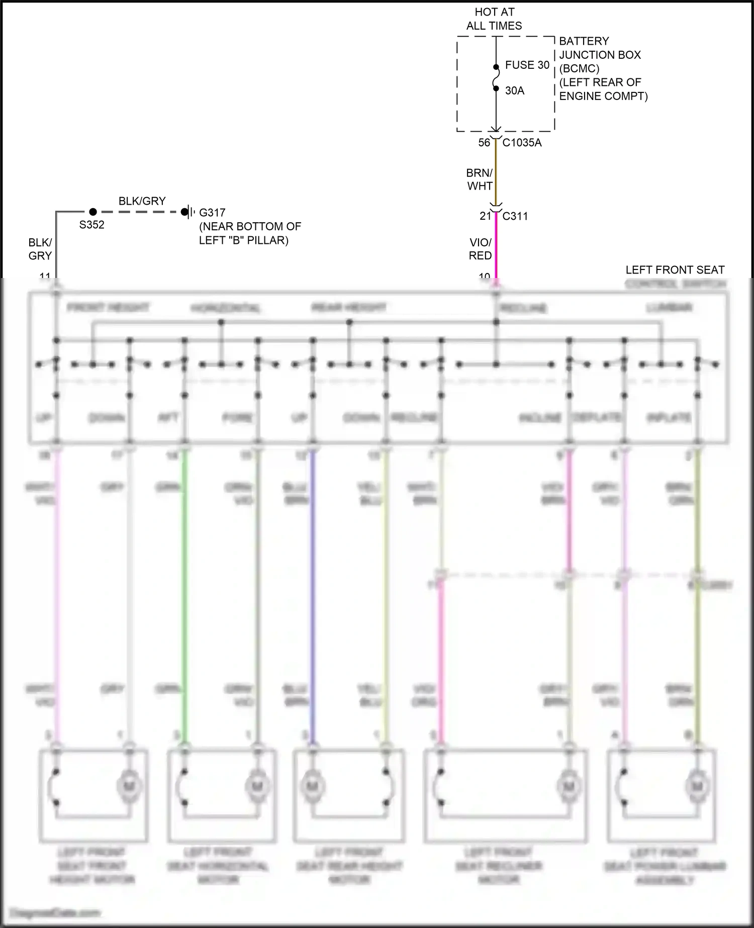 Wiring diagram blu for Ford Explorer VI facelift (2022-2024) (63 of 160)