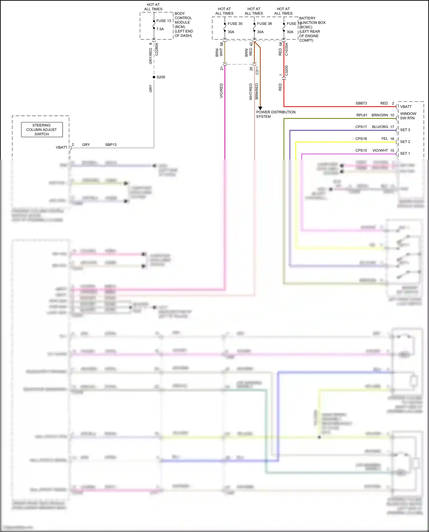 Wiring diagram blu for Ford Explorer VI facelift (2022-2024) (107 of 160)