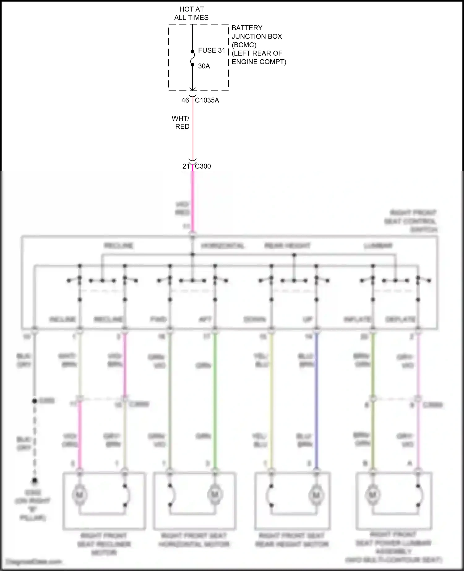 Wiring diagram blu for Ford Explorer VI facelift (2022-2024) (66 of 160)