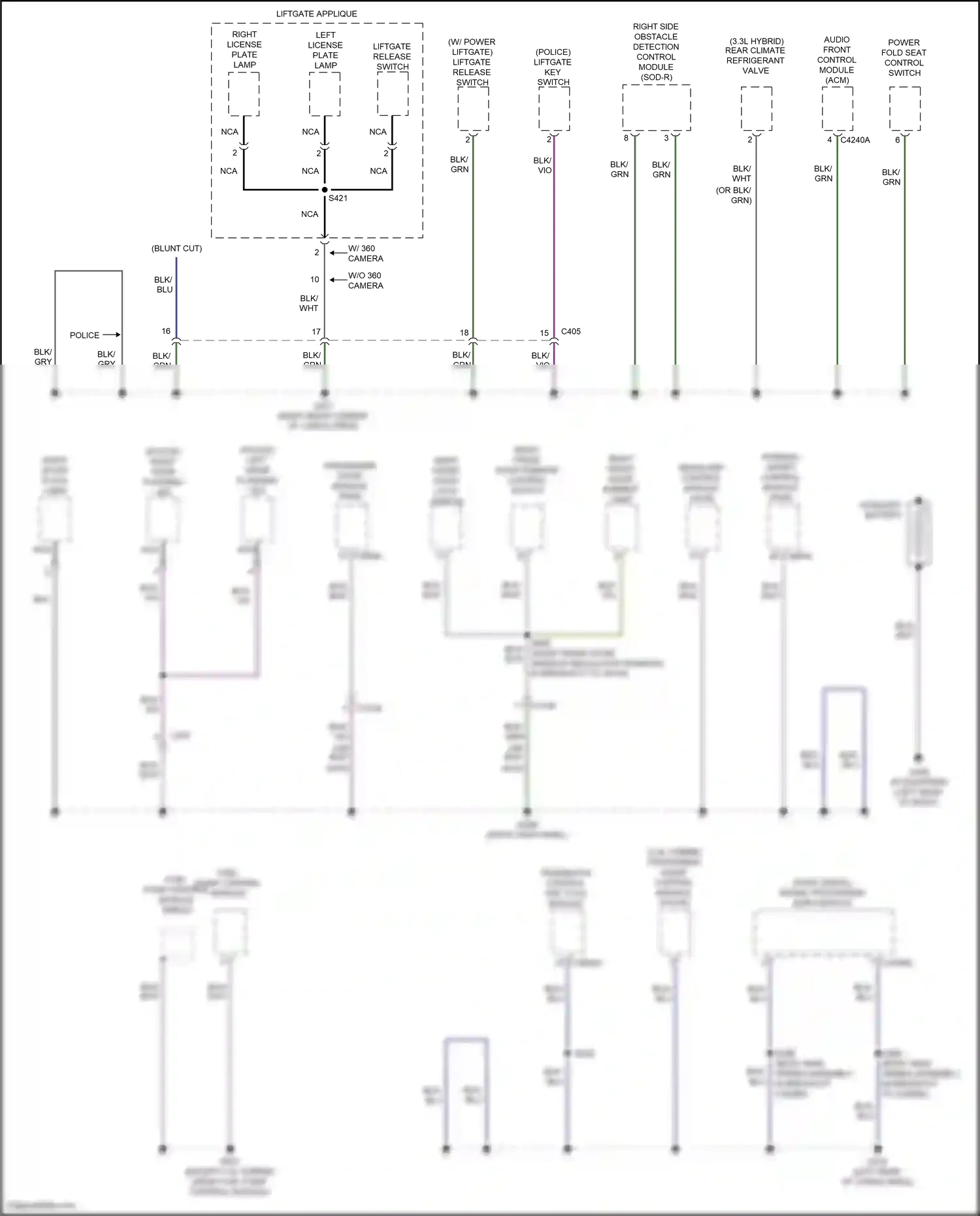 Wiring diagram blu for Ford Explorer VI facelift (2022-2024) (54 of 160)