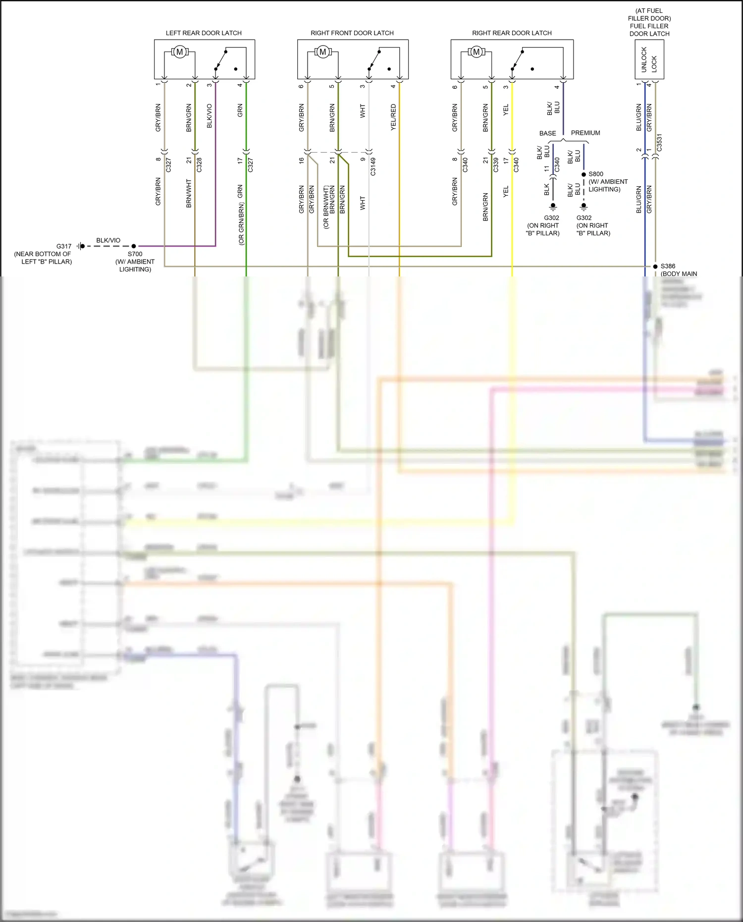 Wiring diagram blu for Ford Explorer VI facelift (2022-2024) (40 of 160)