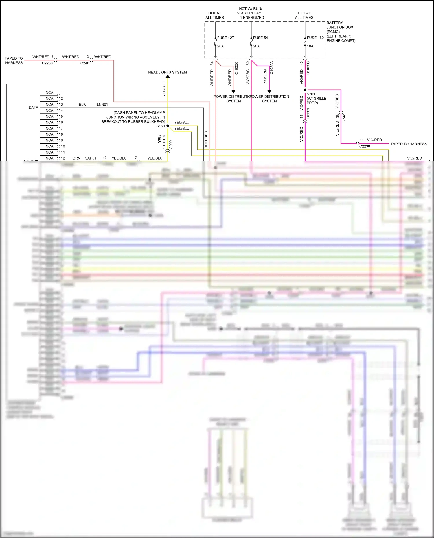 Wiring diagram blu for Ford Explorer VI facelift (2022-2024) (44 of 160)