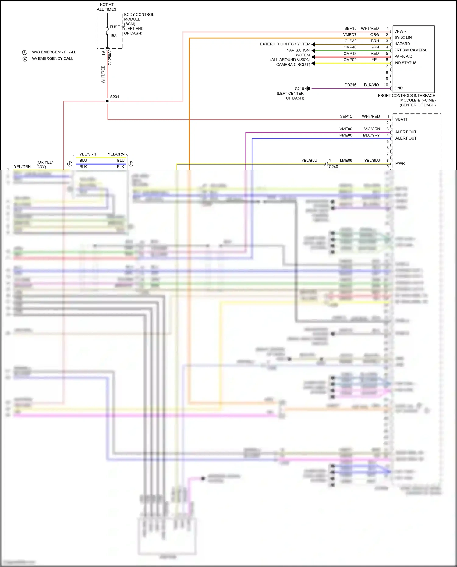 Wiring diagram blu for Ford Explorer VI facelift (2022-2024) (20 of 160)
