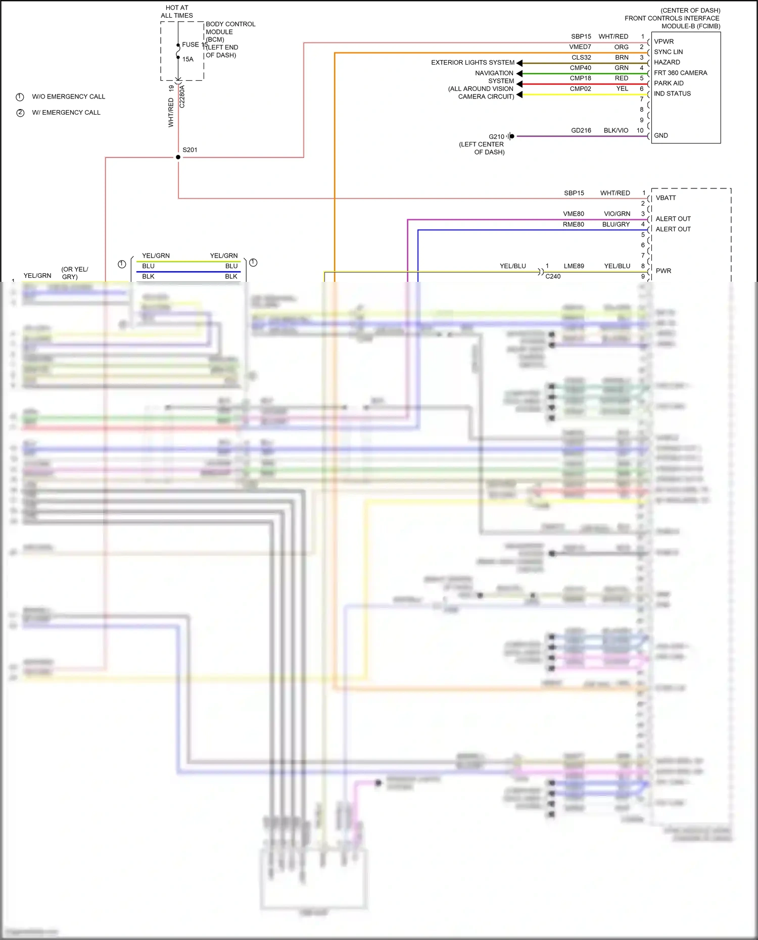 Wiring diagram blu for Ford Explorer VI facelift (2022-2024) (14 of 160)