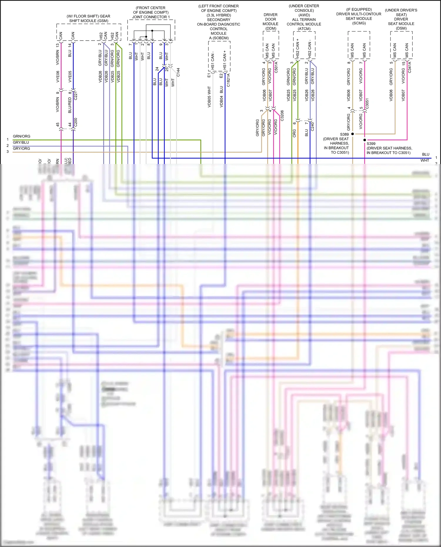 Wiring diagram blu for Ford Explorer VI facelift (2022-2024) (21 of 160)