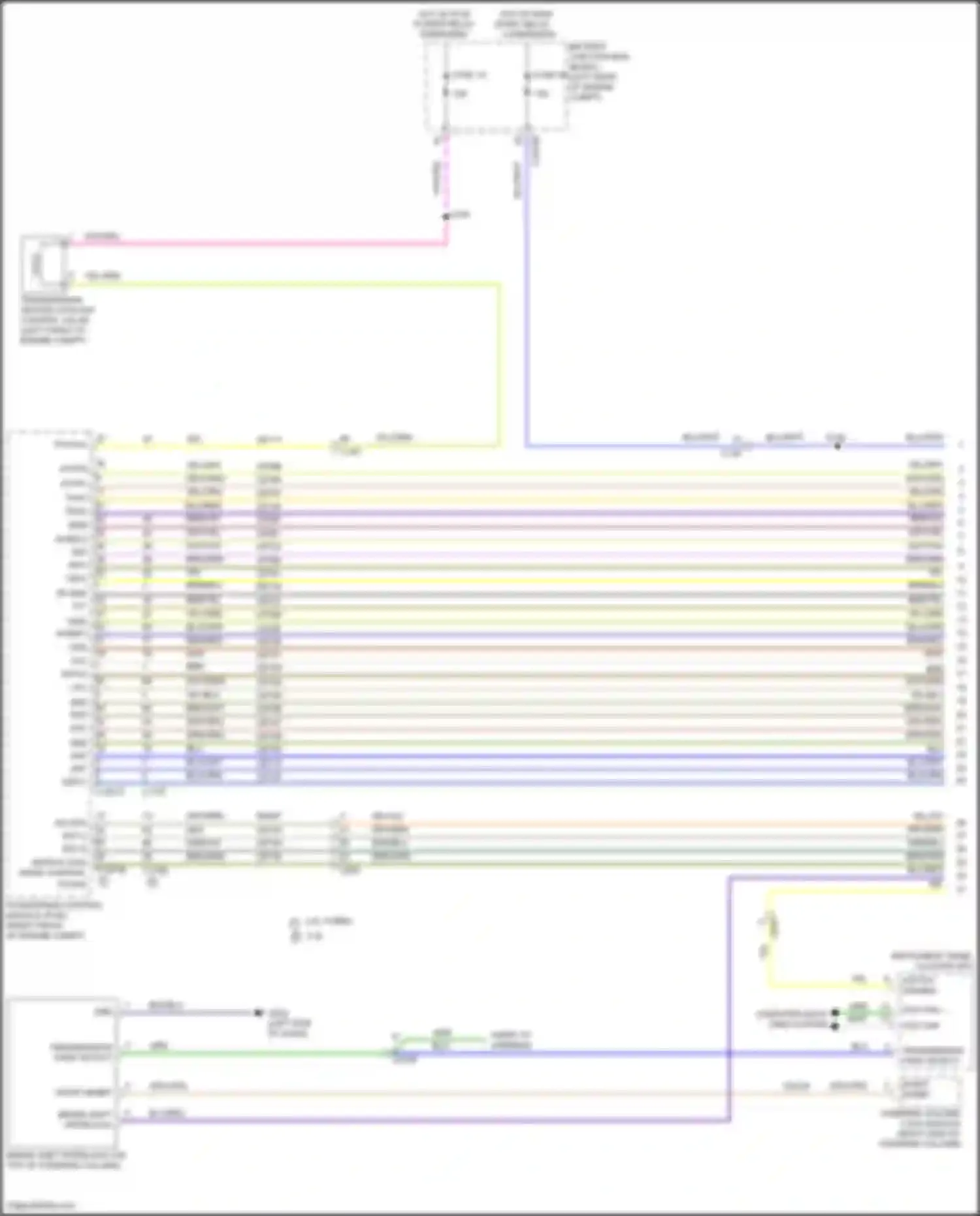 Wiring diagram brake shift interlock for Ford Explorer VI facelift (2022-2024) (2 of 8)