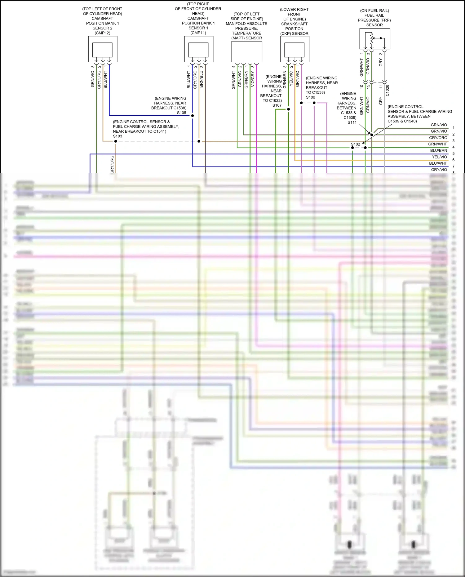 Wiring diagram brn/blu for Ford Explorer VI facelift (2022-2024) (65 of 102)
