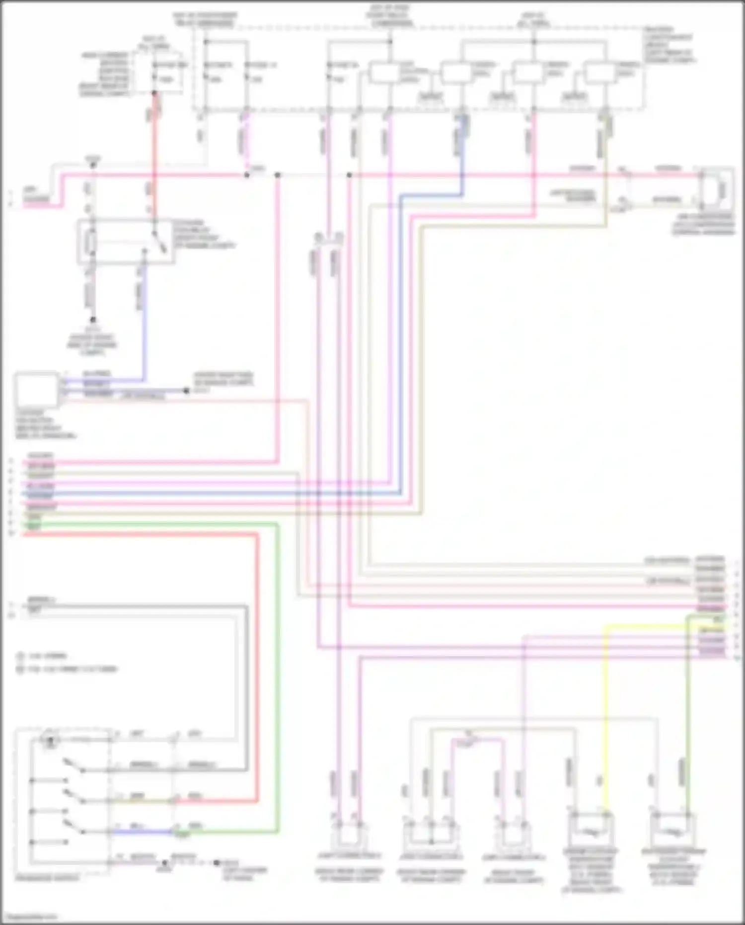 Wiring diagram drivemode switch for Ford Explorer VI facelift (2022-2024) (1 of 1)