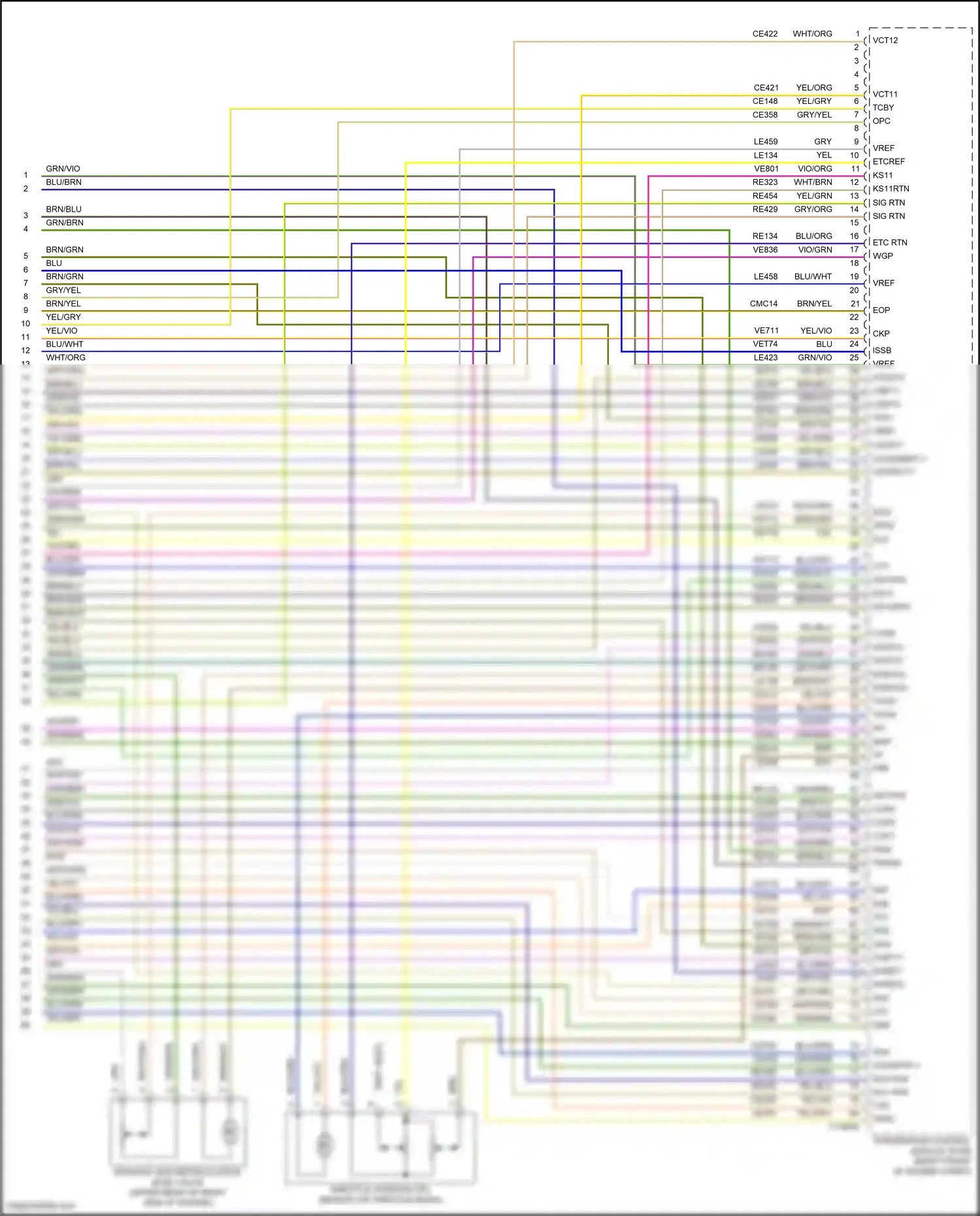 Ford Explorer VI facelift (2022-2024) ect wiring diagram  (3 of 5)