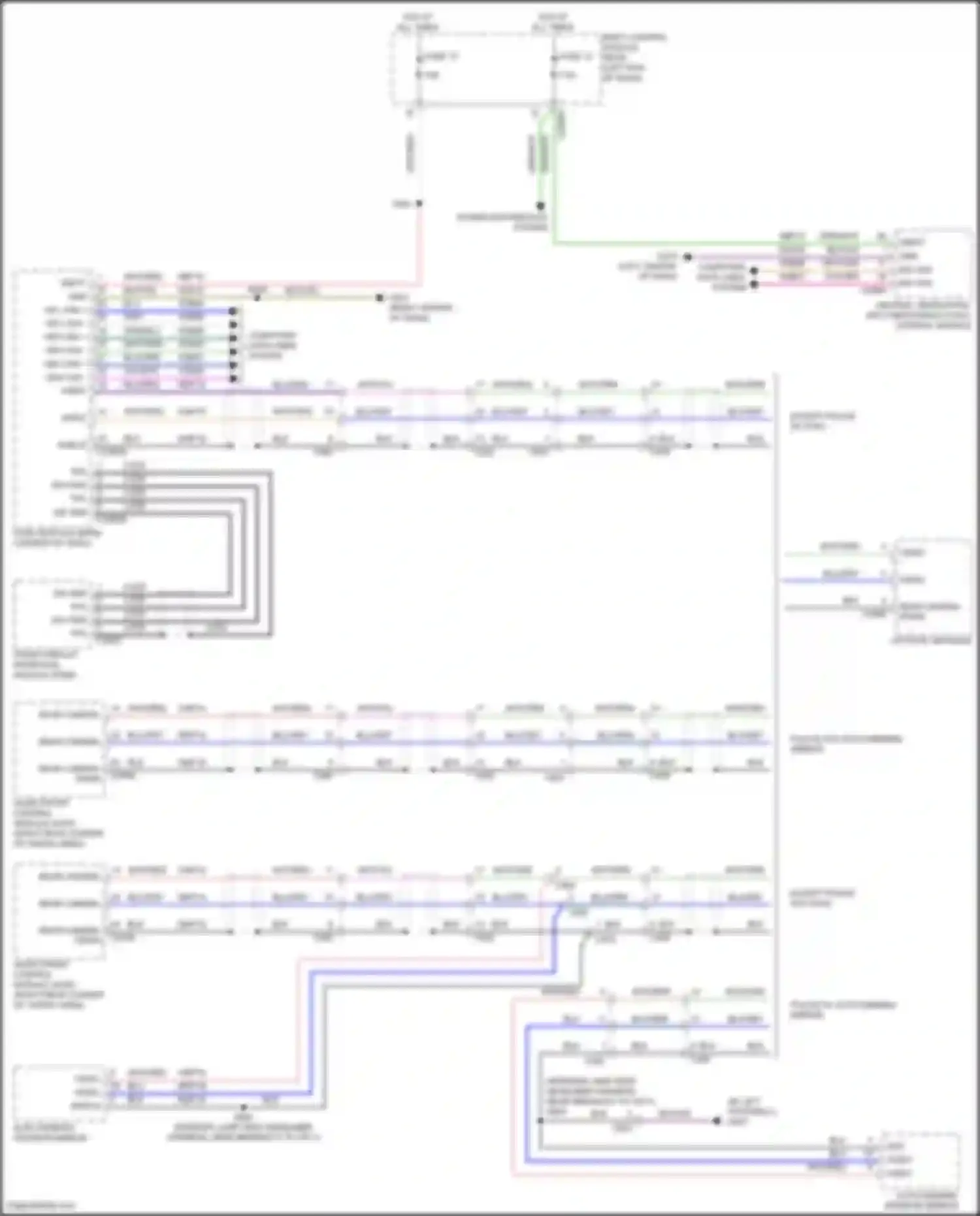 Wiring diagram except police w/o sync for Ford Explorer VI facelift (2022-2024) (1 of 1)