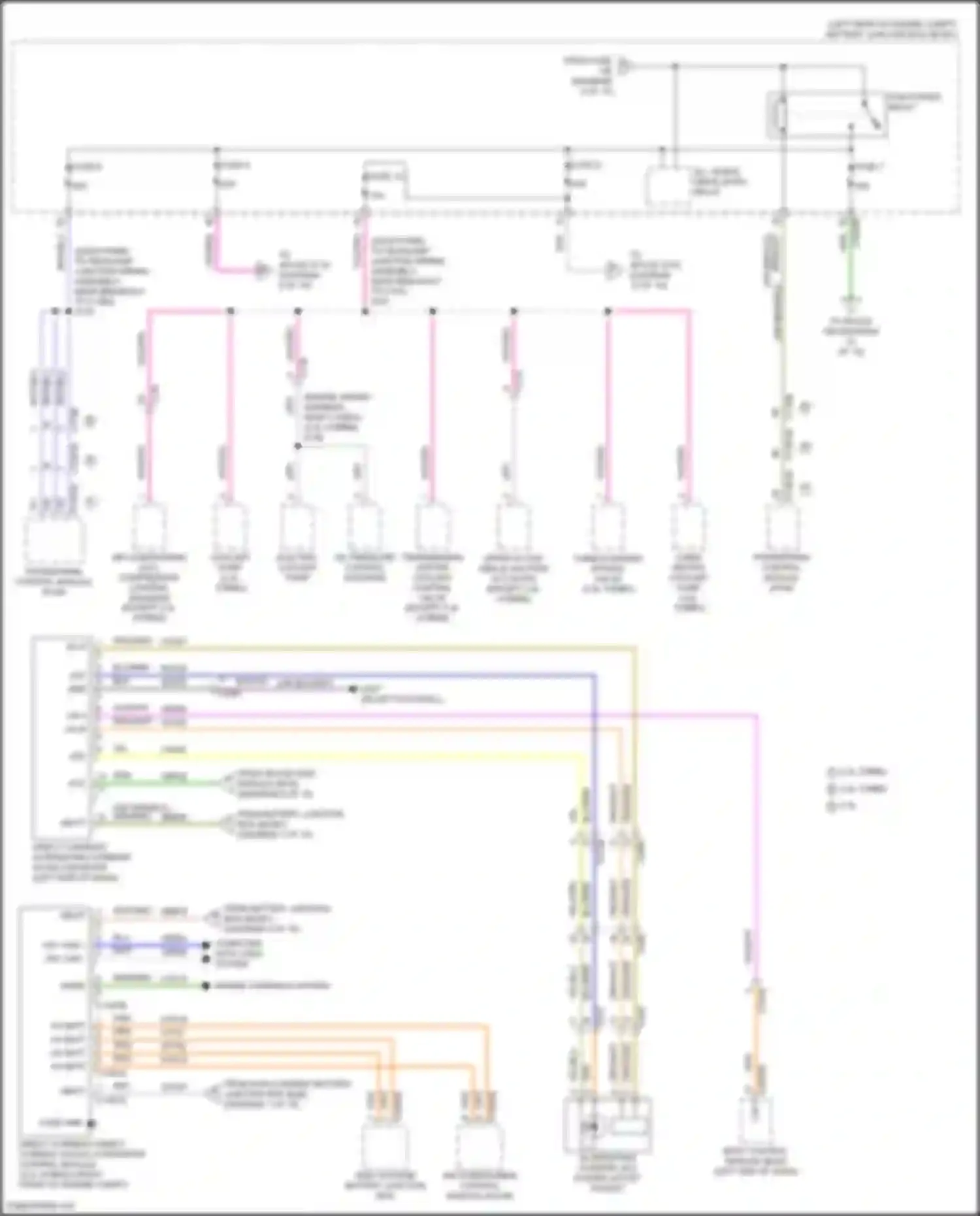 Wiring diagram fuse 14 for Ford Explorer VI facelift (2022-2024) (7 of 10)