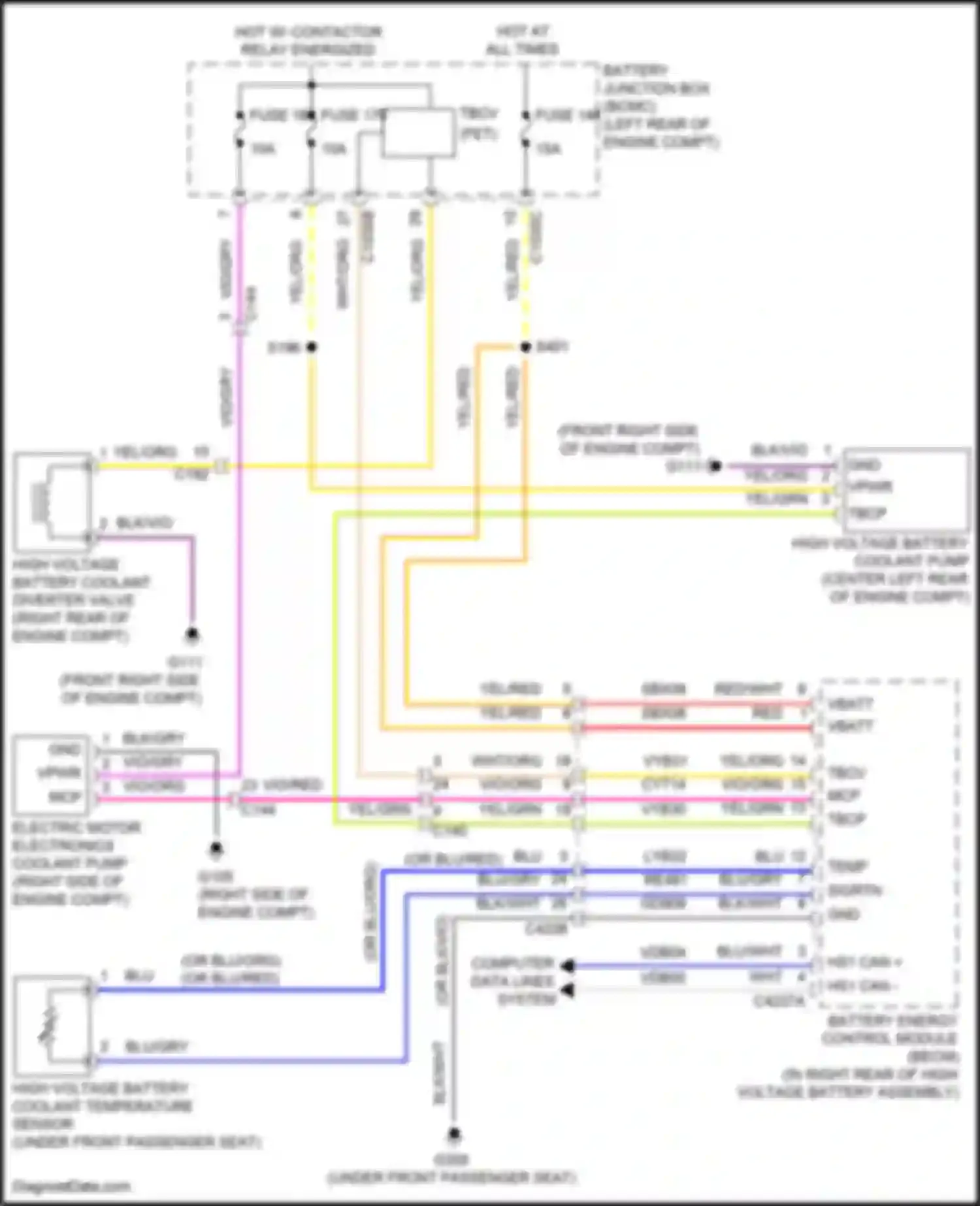 Wiring diagram fuse 170 for Ford Explorer VI facelift (2022-2024) (1 of 3)