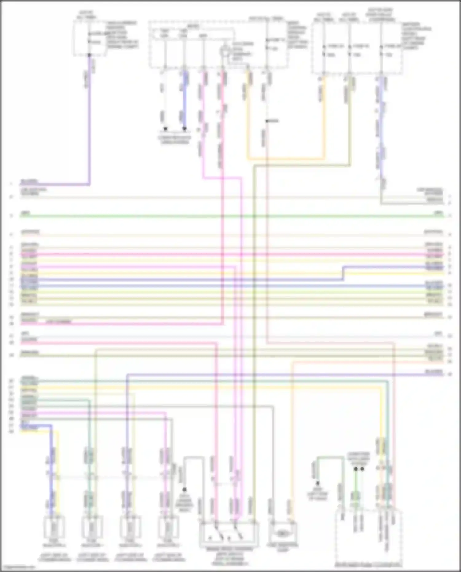 Wiring diagram fuse 43 for Ford Explorer VI facelift (2022-2024) (5 of 5)