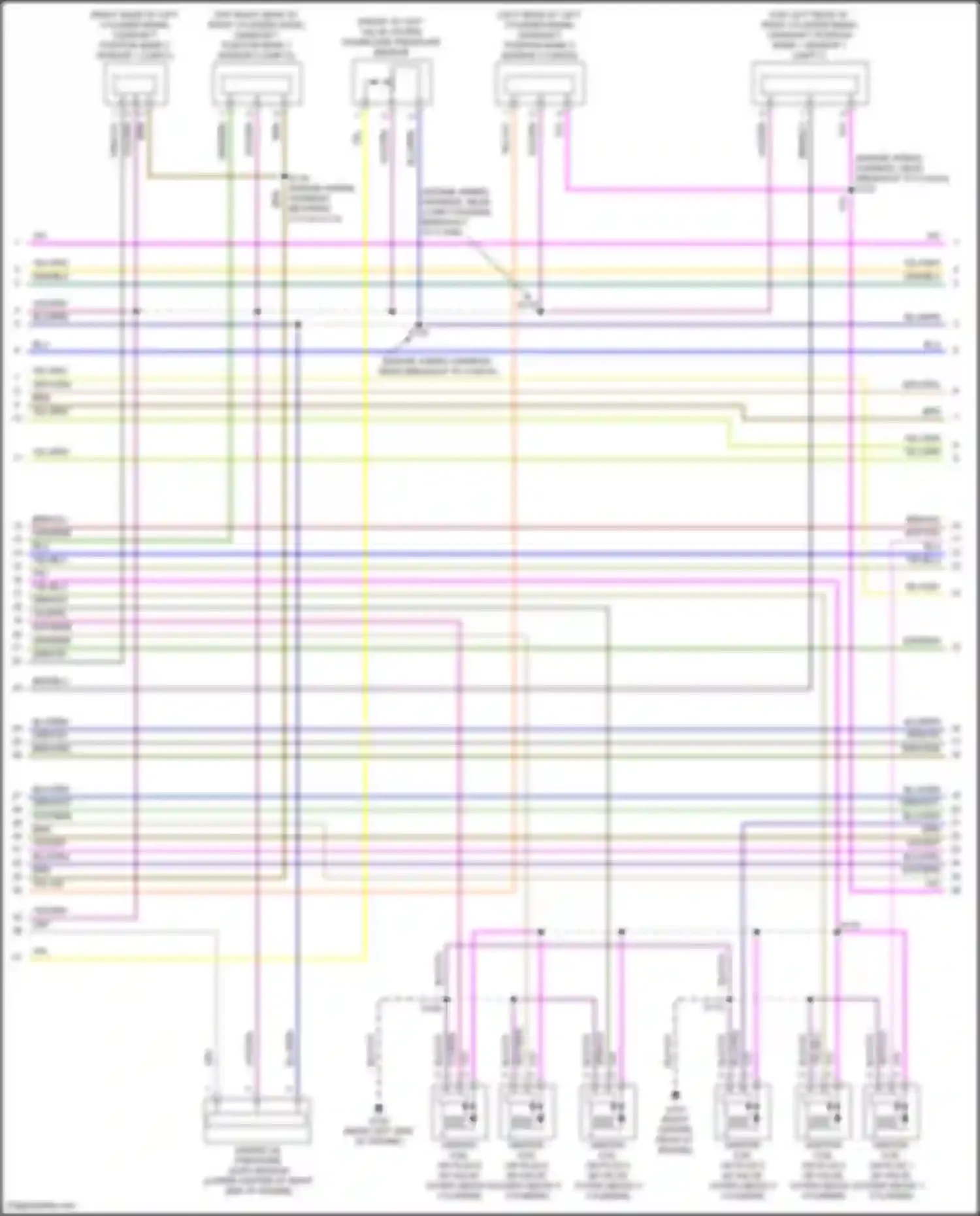 Wiring diagram ignition coil on plug 2 for Ford Explorer VI facelift (2022-2024) (4 of 5)