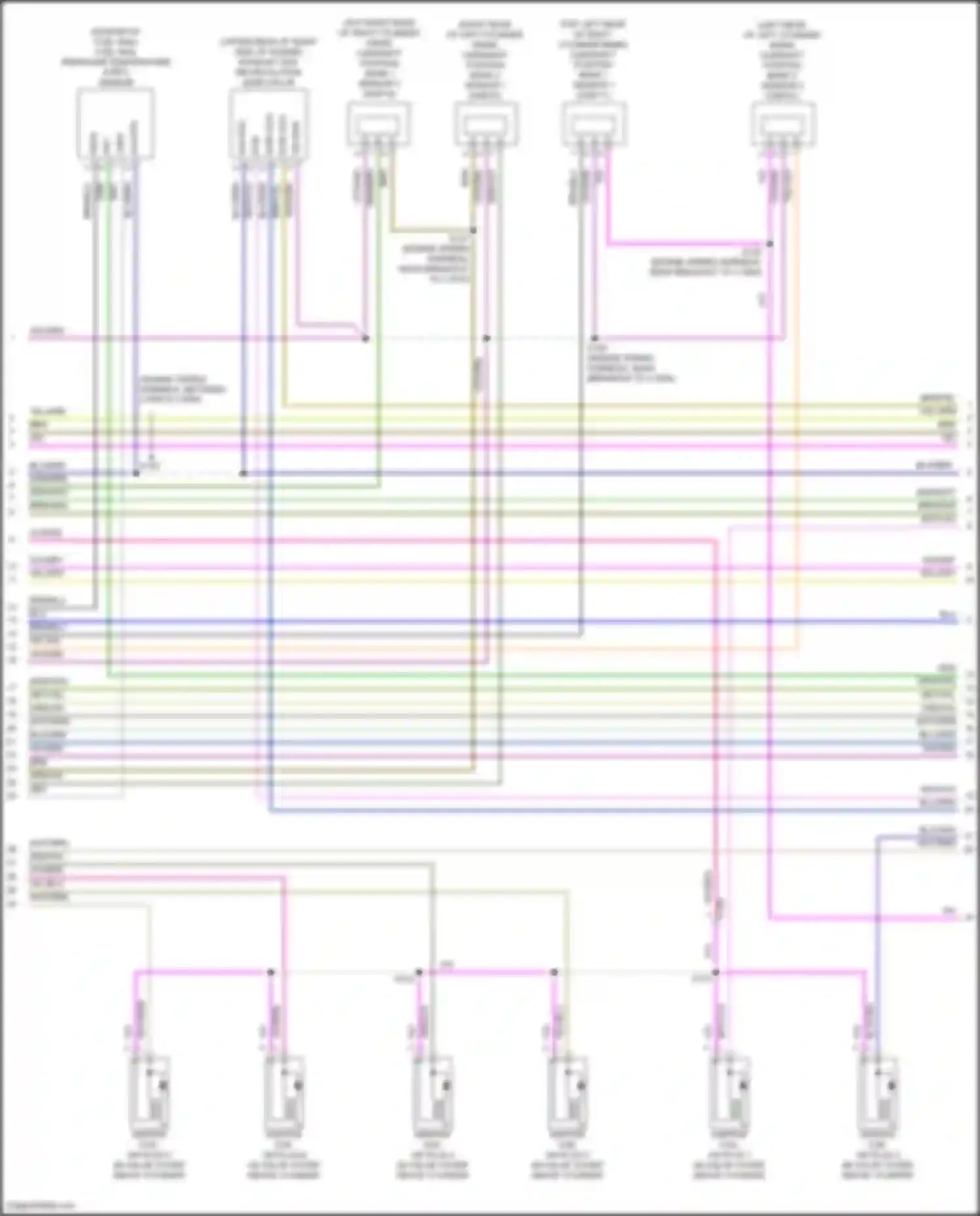 Wiring diagram ignition coil on plug 6 for Ford Explorer VI facelift (2022-2024) (4 of 4)