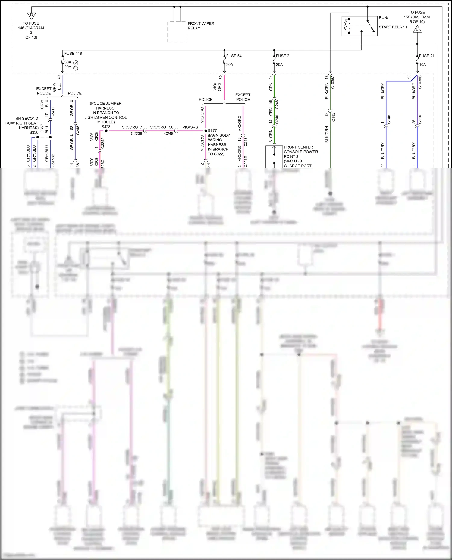 Ford Explorer VI facelift (2022-2024) image processing module b (ipmb) wiring diagram  (6 of 6)