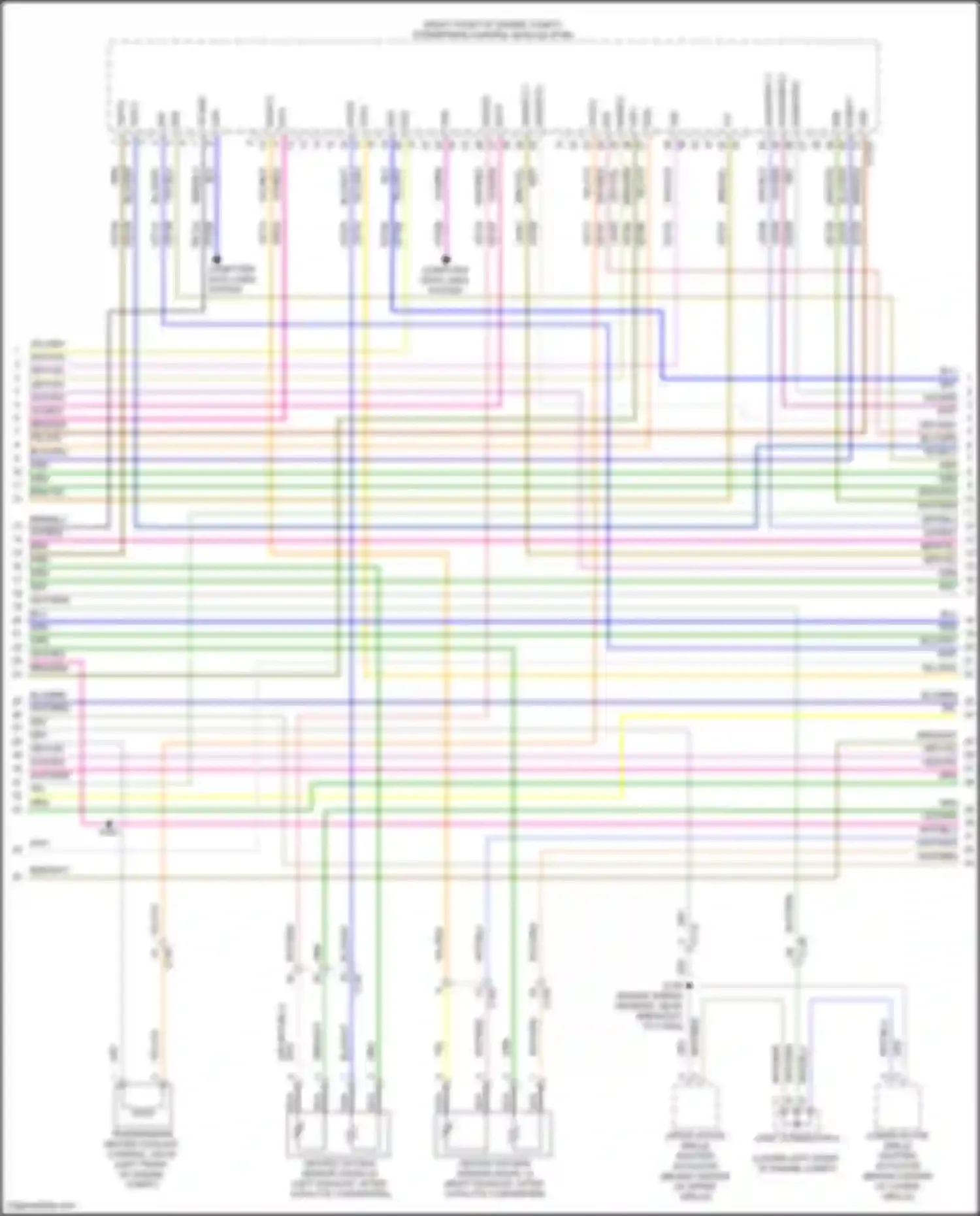 Wiring diagram joint connector 6 for Ford Explorer VI facelift (2022-2024) (5 of 5)