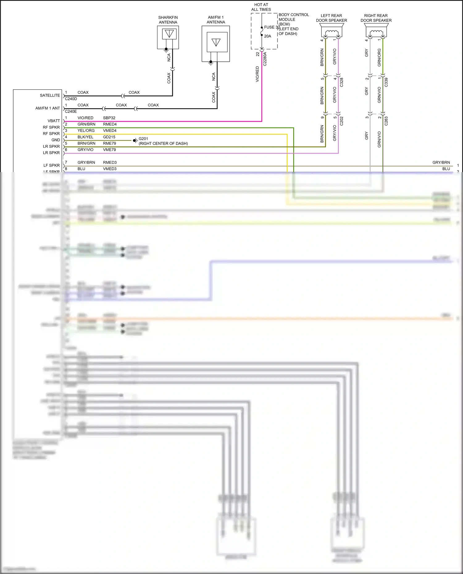 Wiring diagram nca for Ford Explorer VI facelift (2022-2024) (14 of 112)