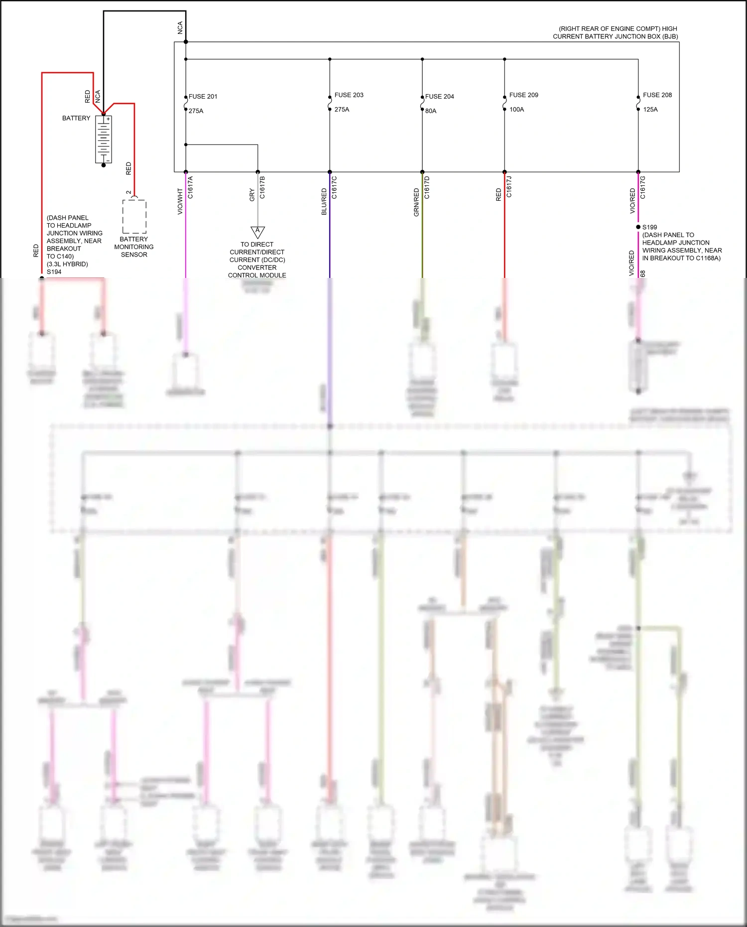 Wiring diagram nca for Ford Explorer VI facelift (2022-2024) (6 of 112)