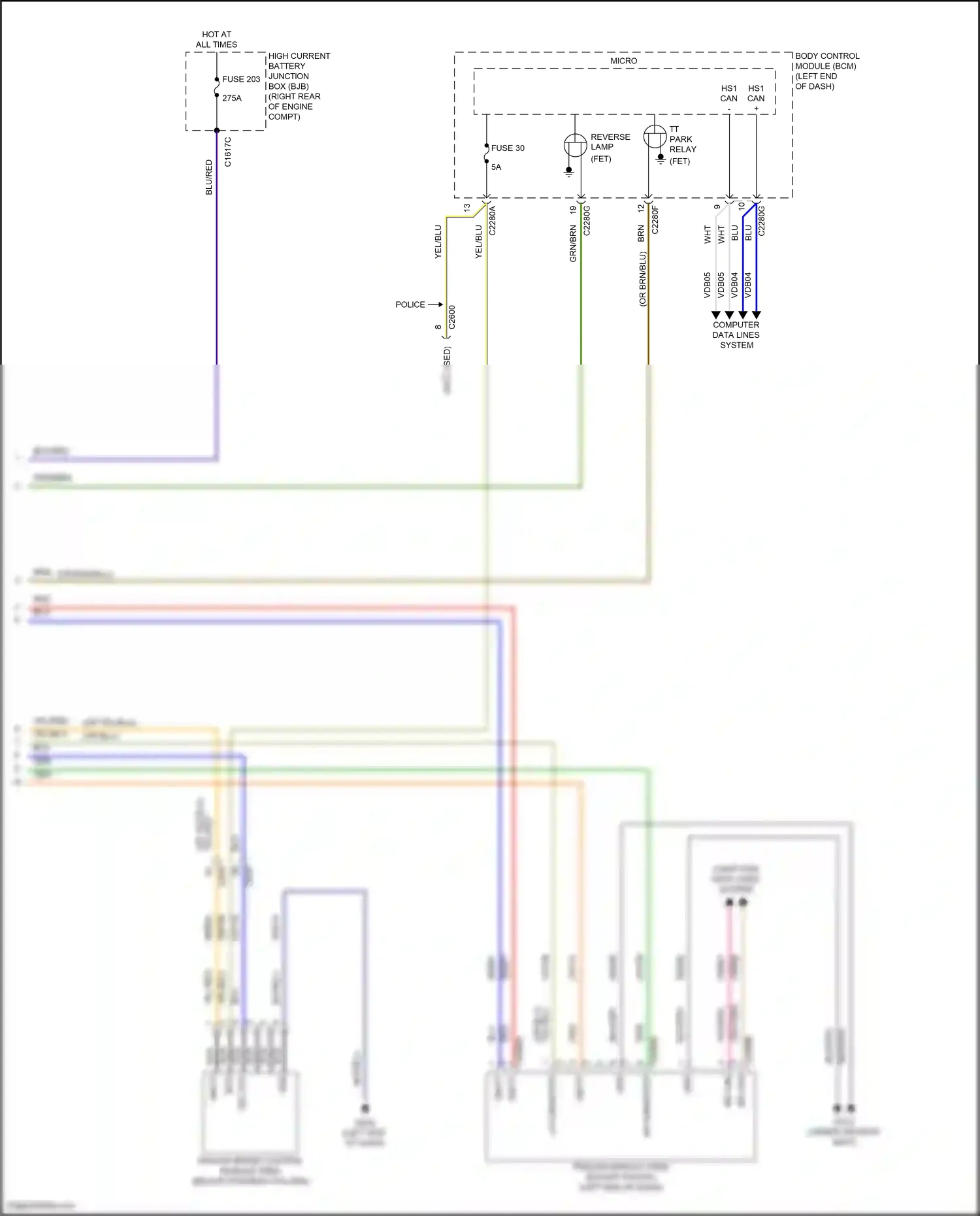 Wiring diagram nca for Ford Explorer VI facelift (2022-2024) (40 of 112)