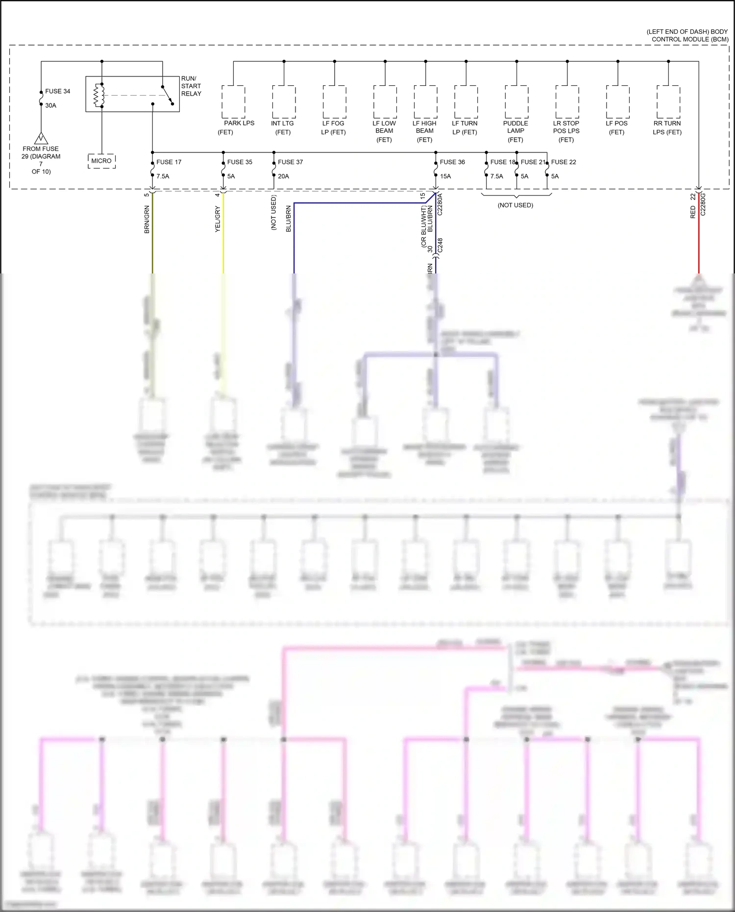 Wiring diagram nca for Ford Explorer VI facelift (2022-2024) (10 of 112)