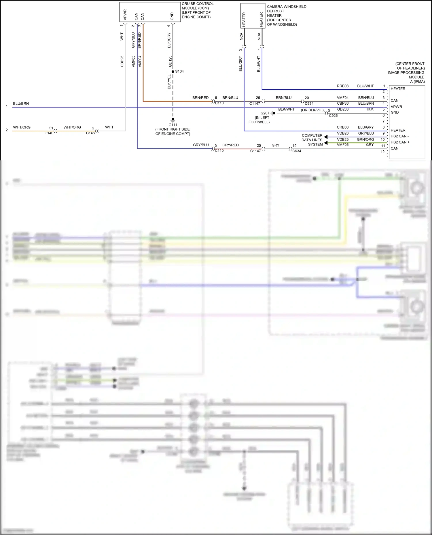 Wiring diagram nca for Ford Explorer VI facelift (2022-2024) (51 of 112)