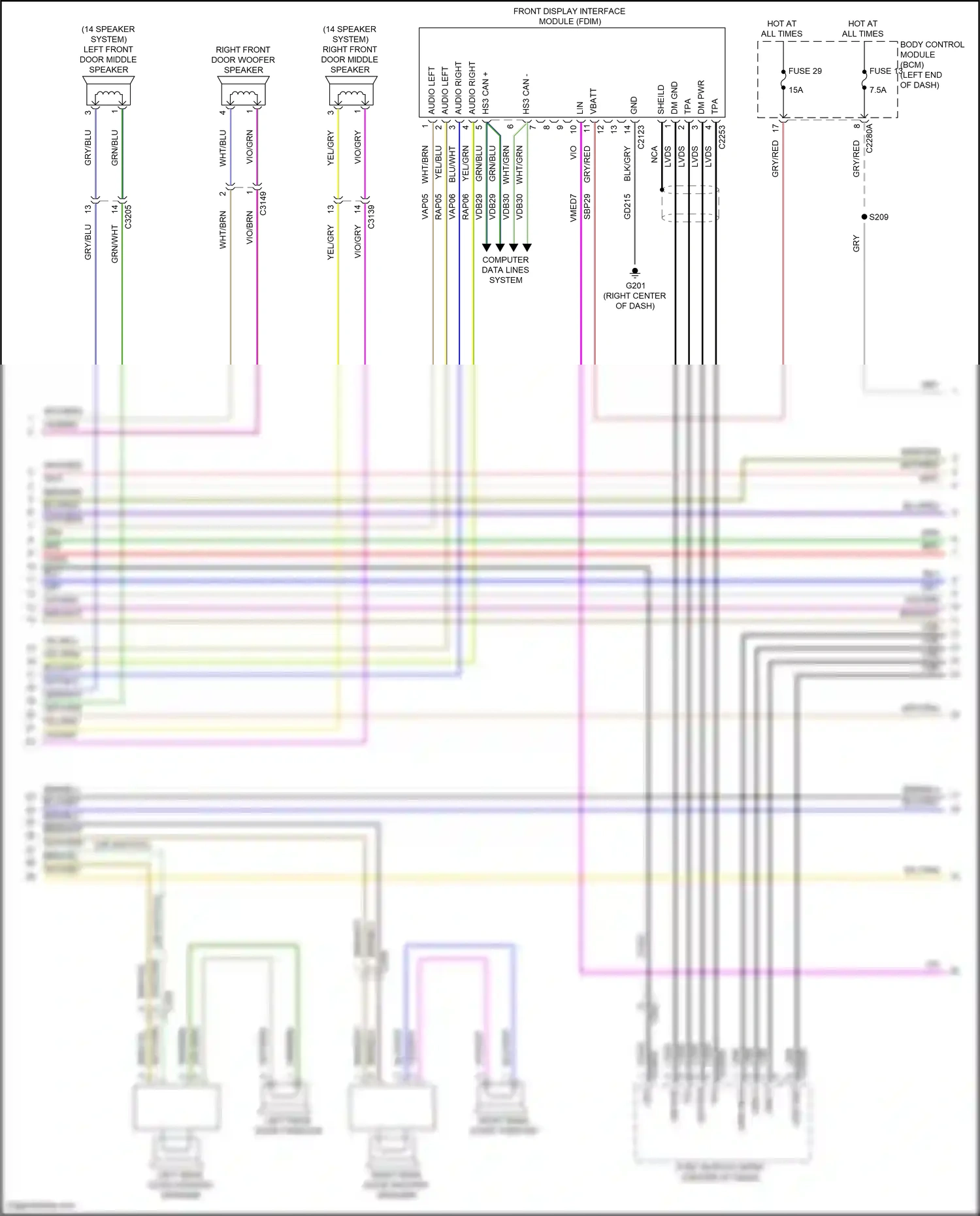 Wiring diagram nca for Ford Explorer VI facelift (2022-2024) (63 of 112)