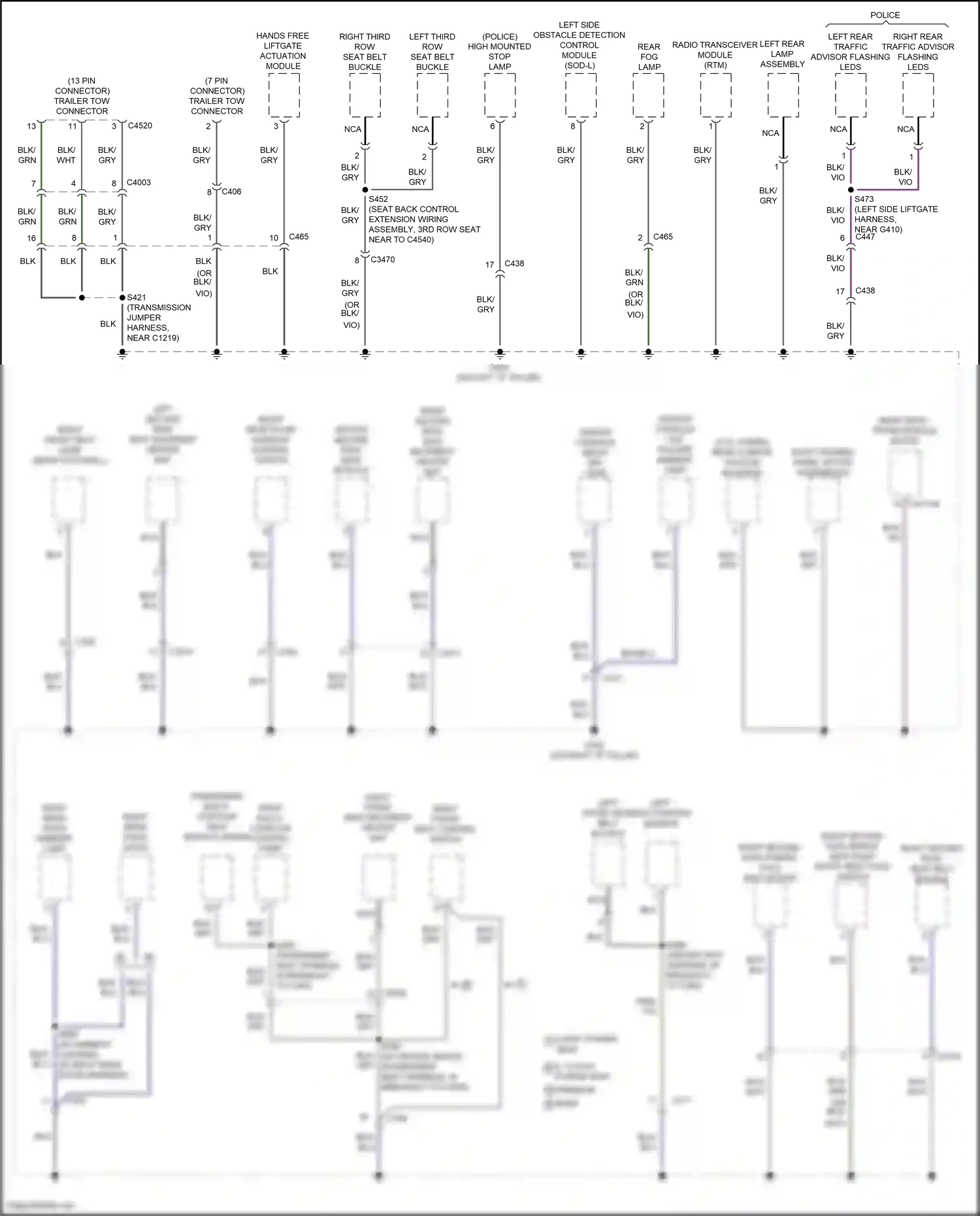 Wiring diagram nca for Ford Explorer VI facelift (2022-2024) (106 of 112)