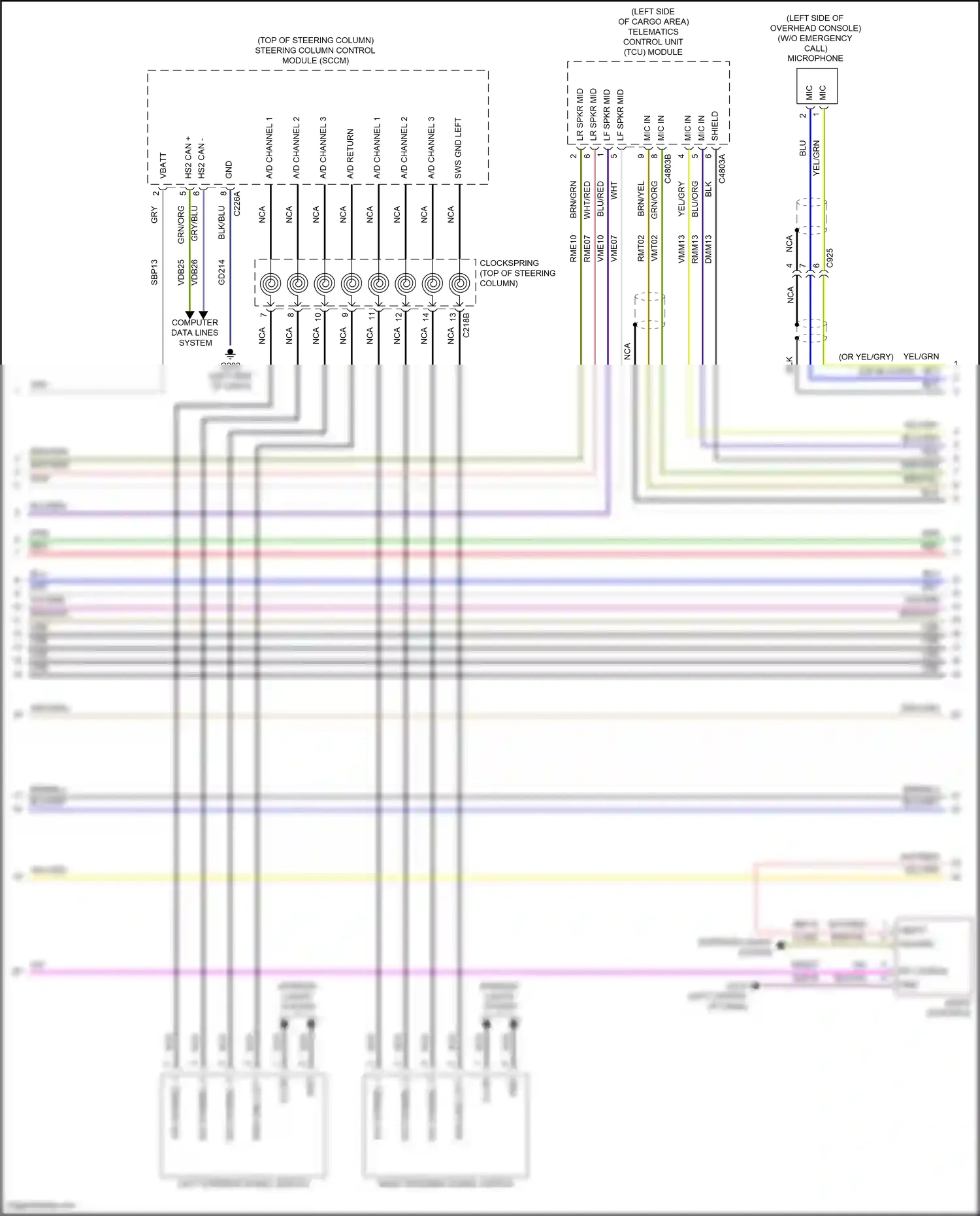 Wiring diagram nca for Ford Explorer VI facelift (2022-2024) (64 of 112)