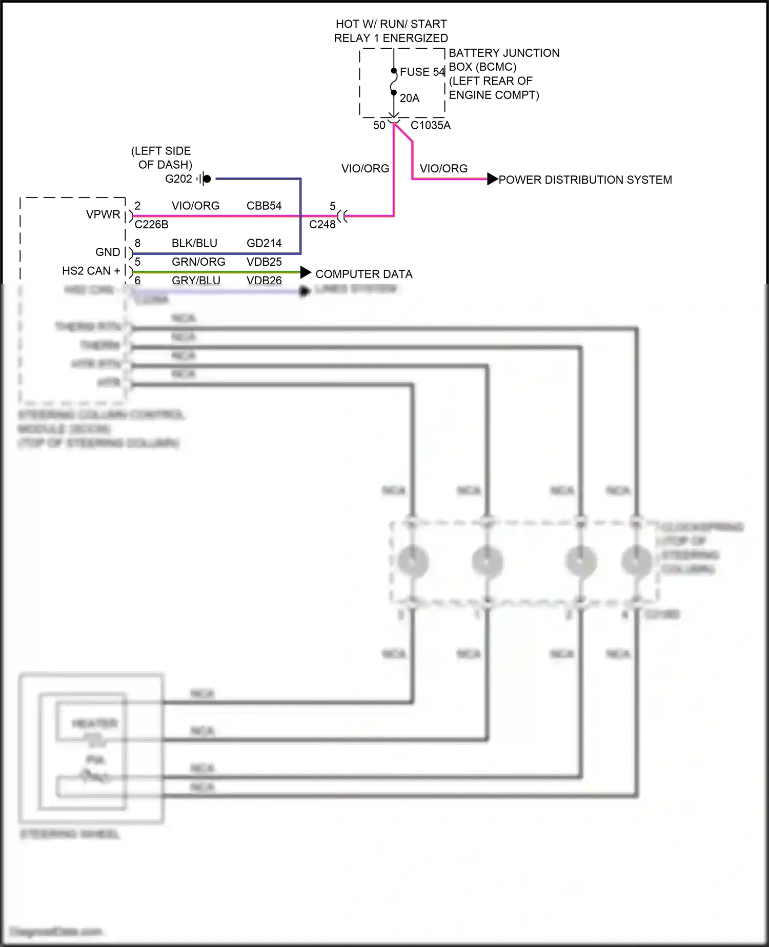 Ford Explorer VI facelift (2022-2024) power distribution system wiring diagram  (9 of 21)