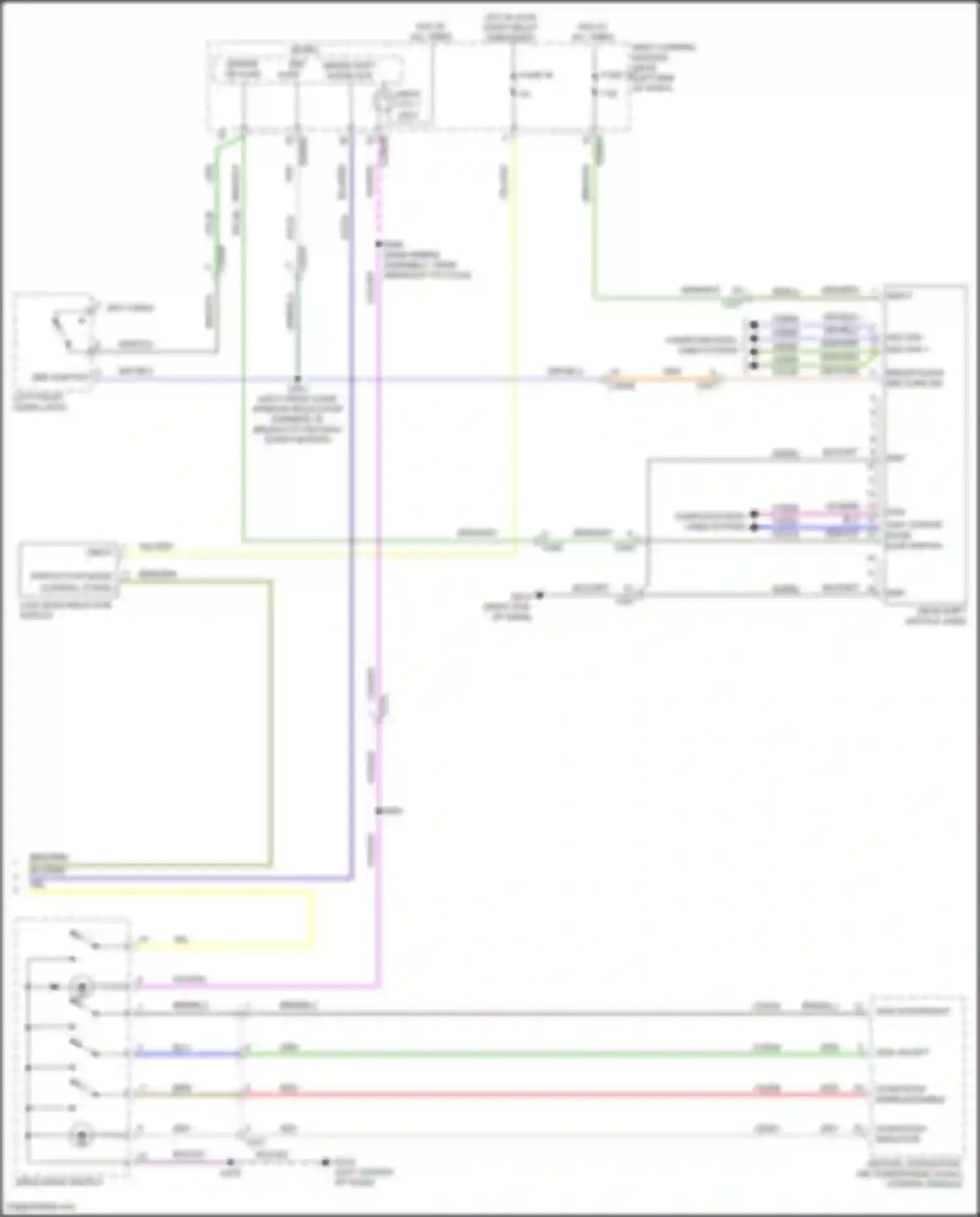 Wiring diagram right end of dash) for Ford Explorer VI facelift (2022-2024) (2 of 9)