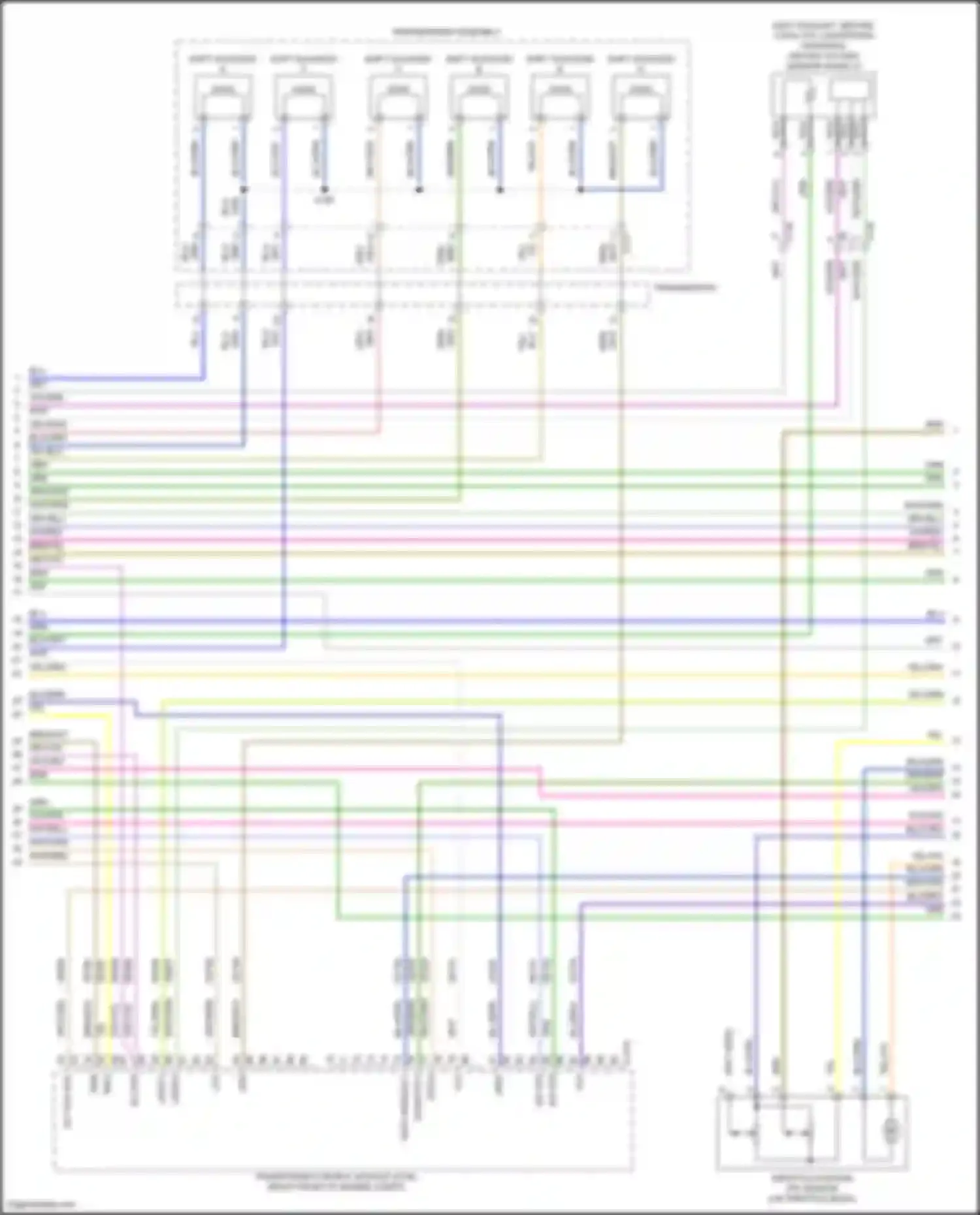 Wiring diagram shift solenoid a for Ford Explorer VI facelift (2022-2024) (5 of 5)