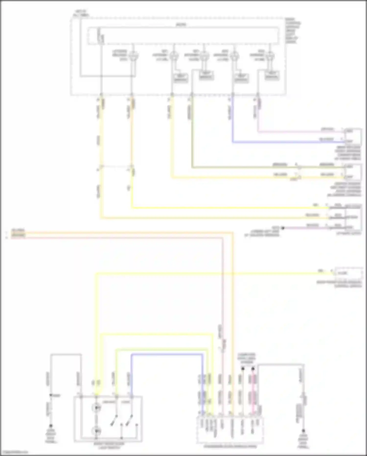 Wiring diagram sw frt for Ford Explorer VI facelift (2022-2024) (1 of 2)