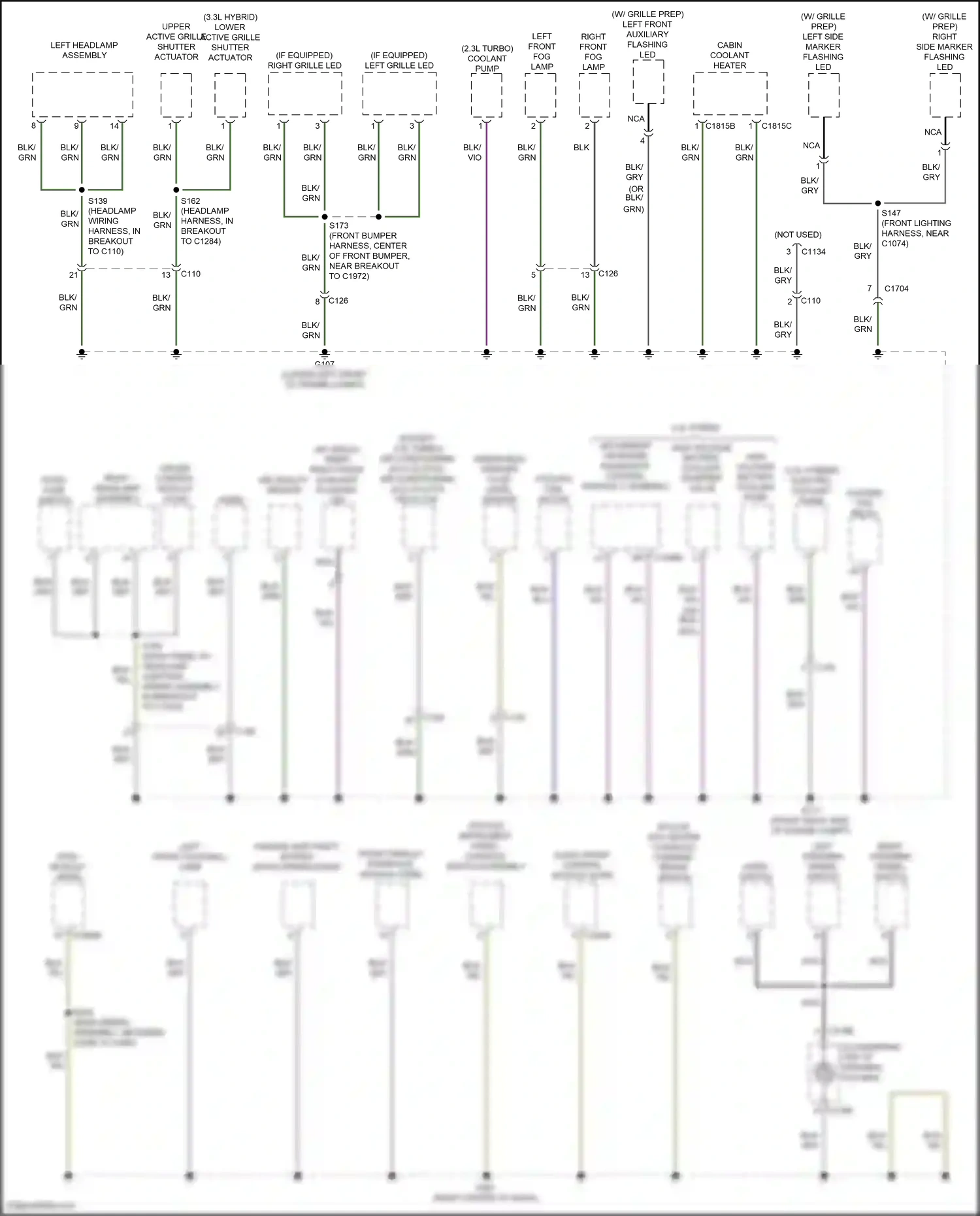 Ford Explorer VI facelift (2022-2024) sync module (apim) wiring diagram  (1 of 4)