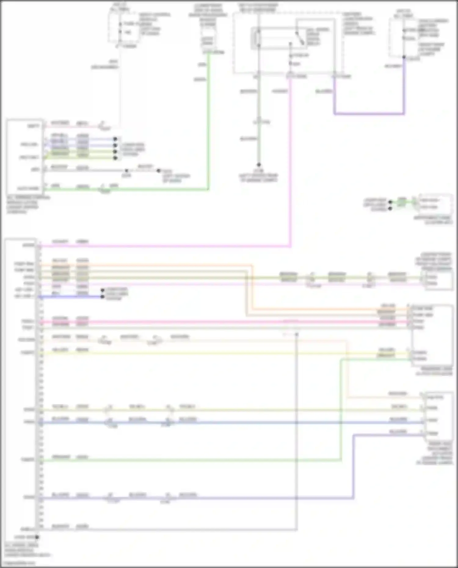 Wiring diagram tcmp sns a for Ford Explorer VI facelift (2022-2024) (1 of 3)