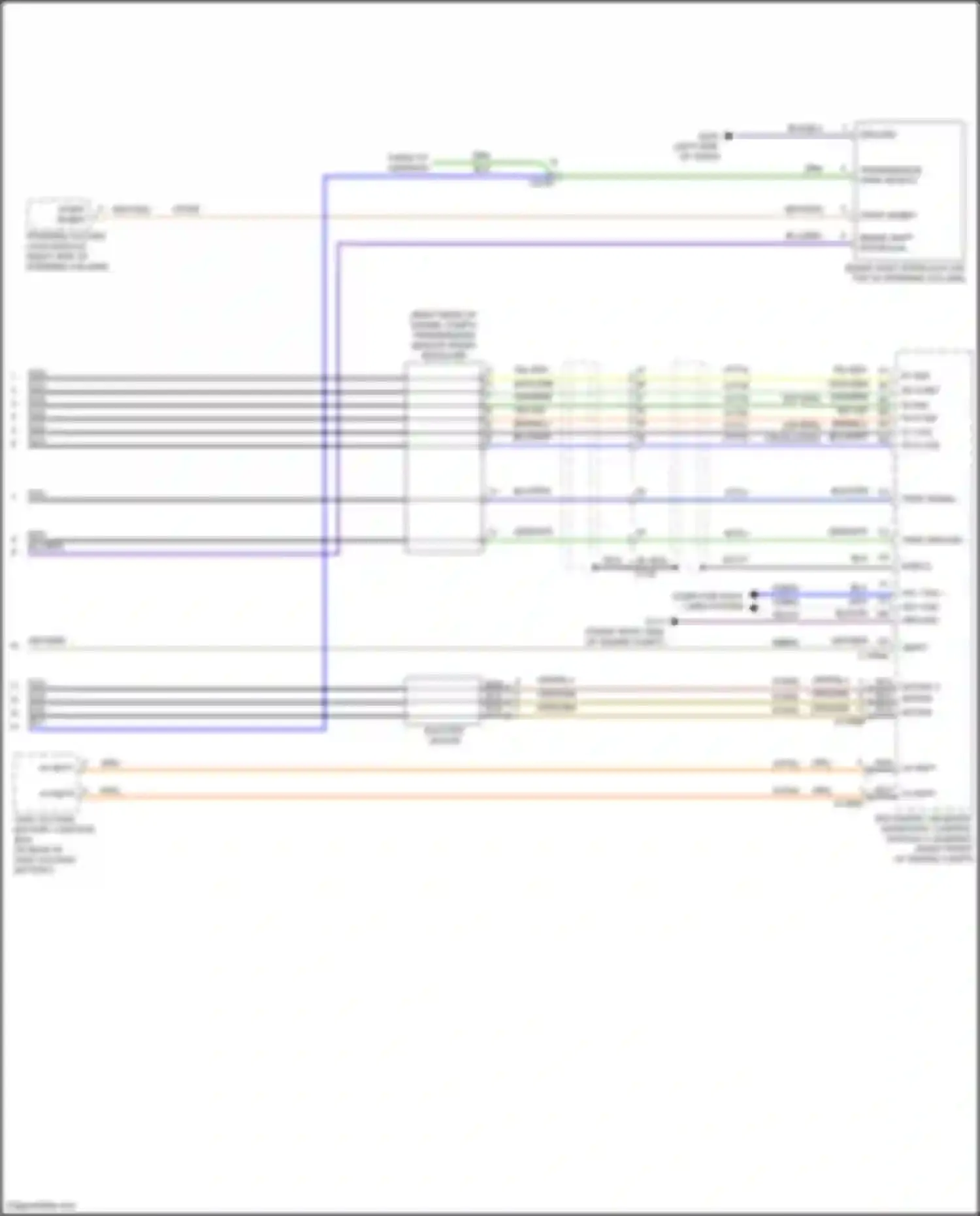 Wiring diagram transmission park detect for Ford Explorer VI facelift (2022-2024) (5 of 6)